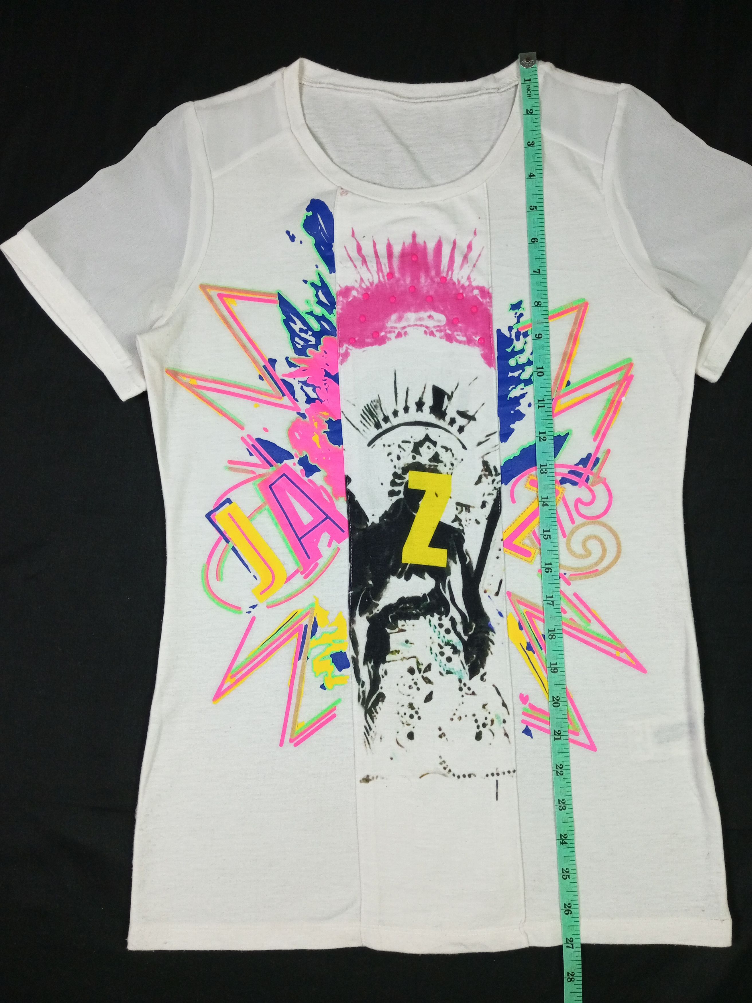 Hysteric Glamour × Japanese Brand ☠️ Viki Numerous Women TShirt punk style 🕸️ Size S / US 4 / IT 40 - 8 Thumbnail