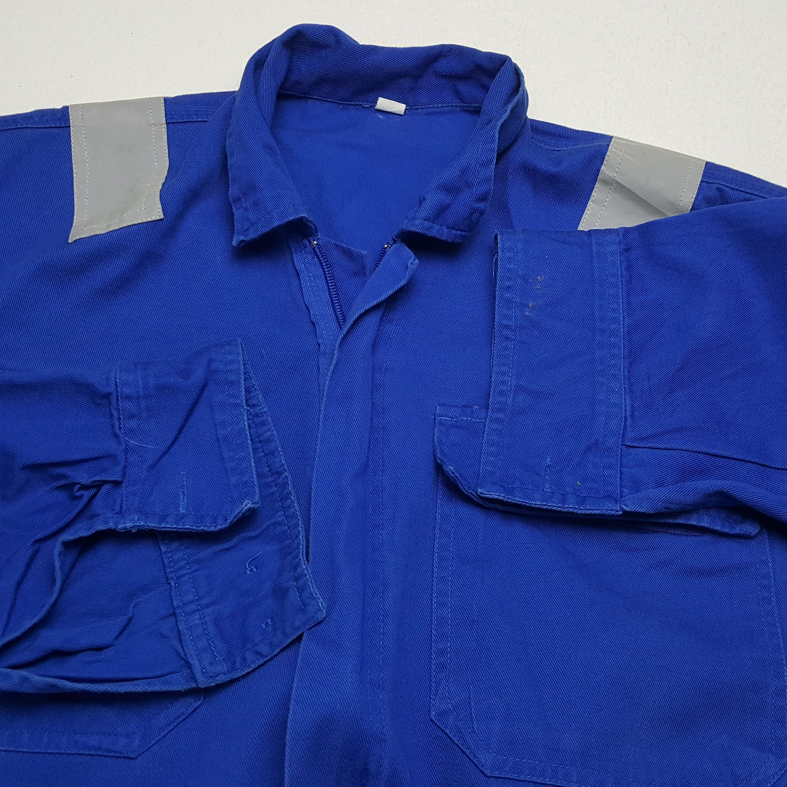 Vintage NIPPON SALVAGE Japanese Workwear Style Coverall Jacket Size US L / EU 52-54 / 3 - 13 Thumbnail