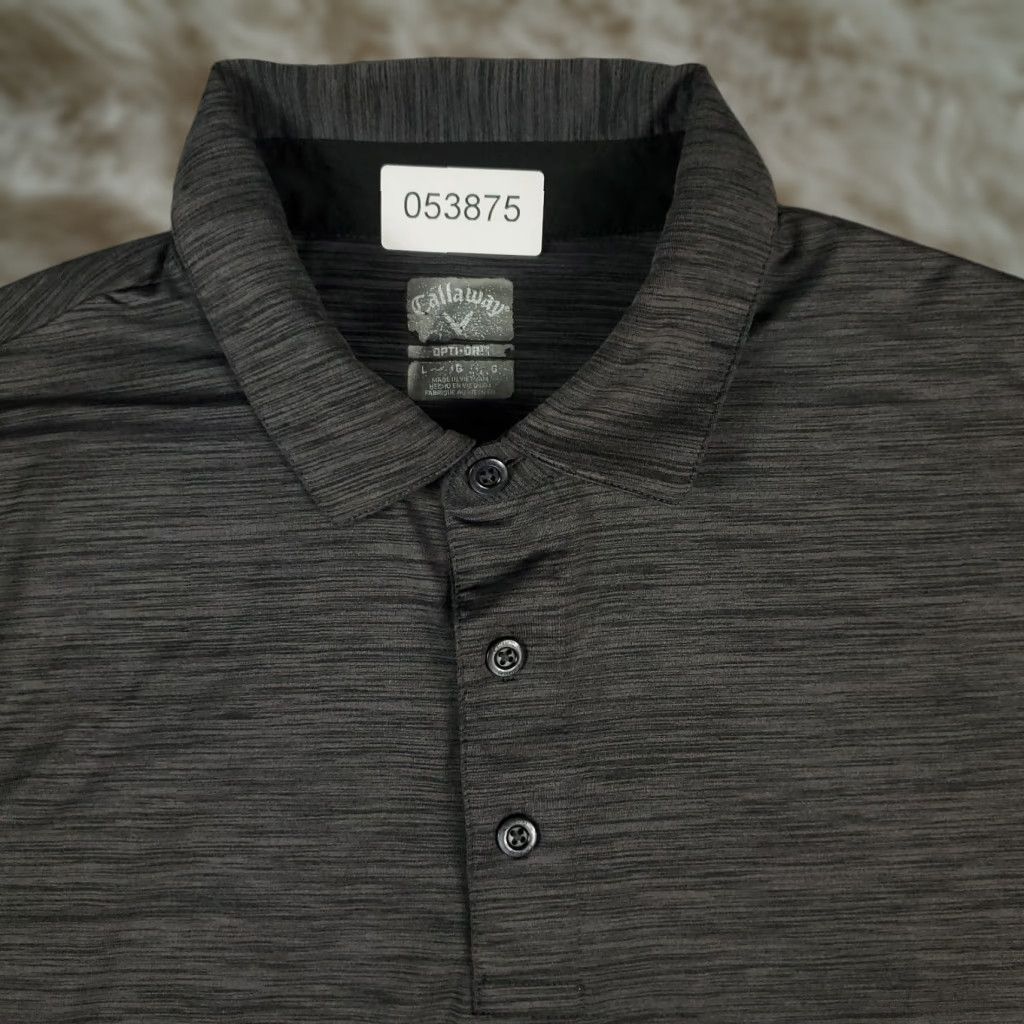 Callaway Callaway Polo Shirt Mens Large Gray Opti Dri Fit Golf Short Sleeve Polo Size US L / EU 52-54 / 3 - 1 Thumbnail