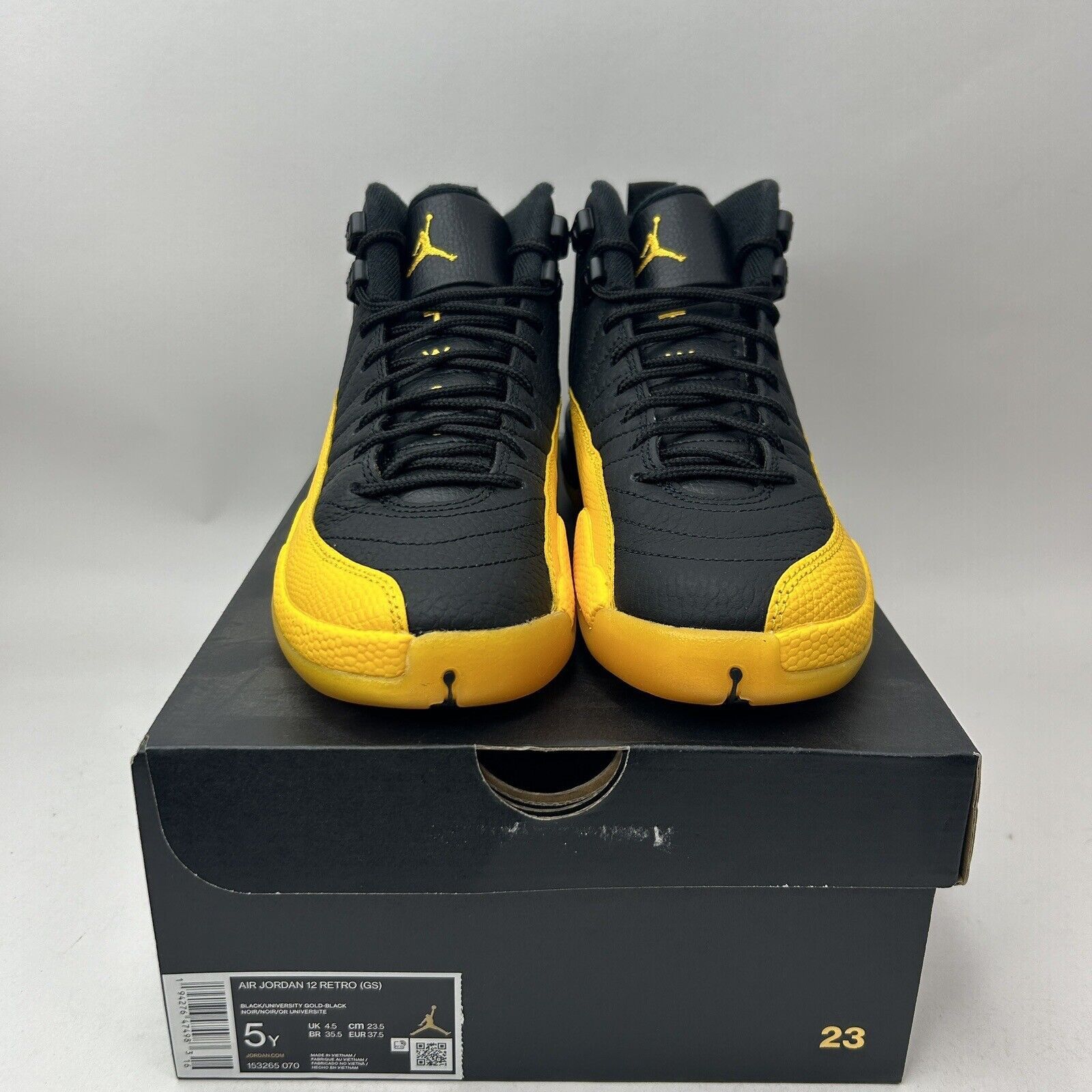 Nike Nike Air Jordan 12 Retro GS “University Gold” 2023 Size US 6.5 / IT 36.5 - 2 Thumbnail