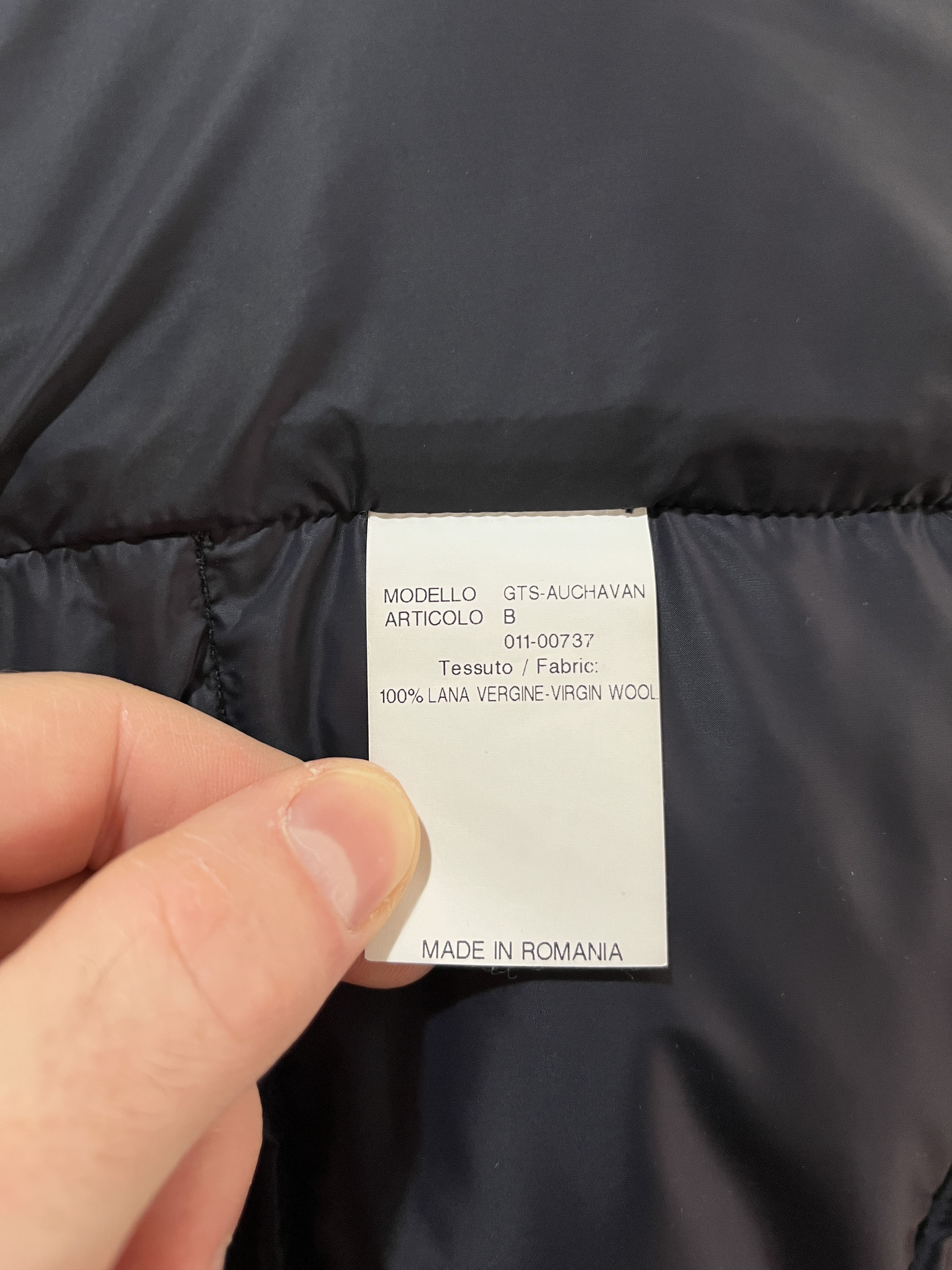 Mackintosh Mackintosh Men's Auchavan Navy Storm System Wool Down Jacket Size US M / EU 48-50 / 2 - 11 Thumbnail