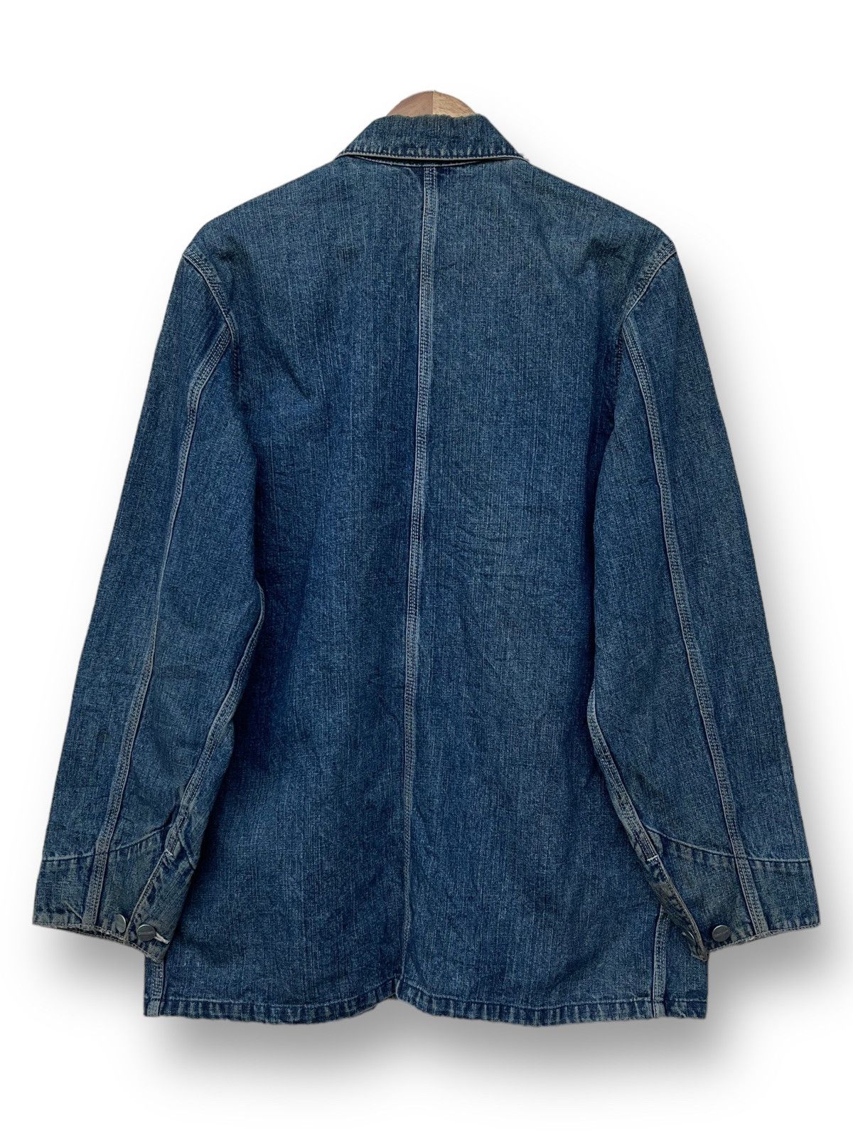 Carhartt 🔥Vintage Carhartt Men's Michigan Denim Chore Jacket Size US L / EU 52-54 / 3 - 3 Thumbnail