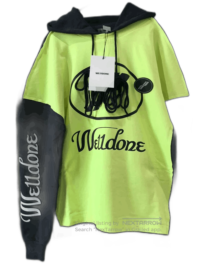 Anonymous Club We11done Oversized Hoodie with Logo. Size US XS / EU 42 / 0 - 1 Thumbnail