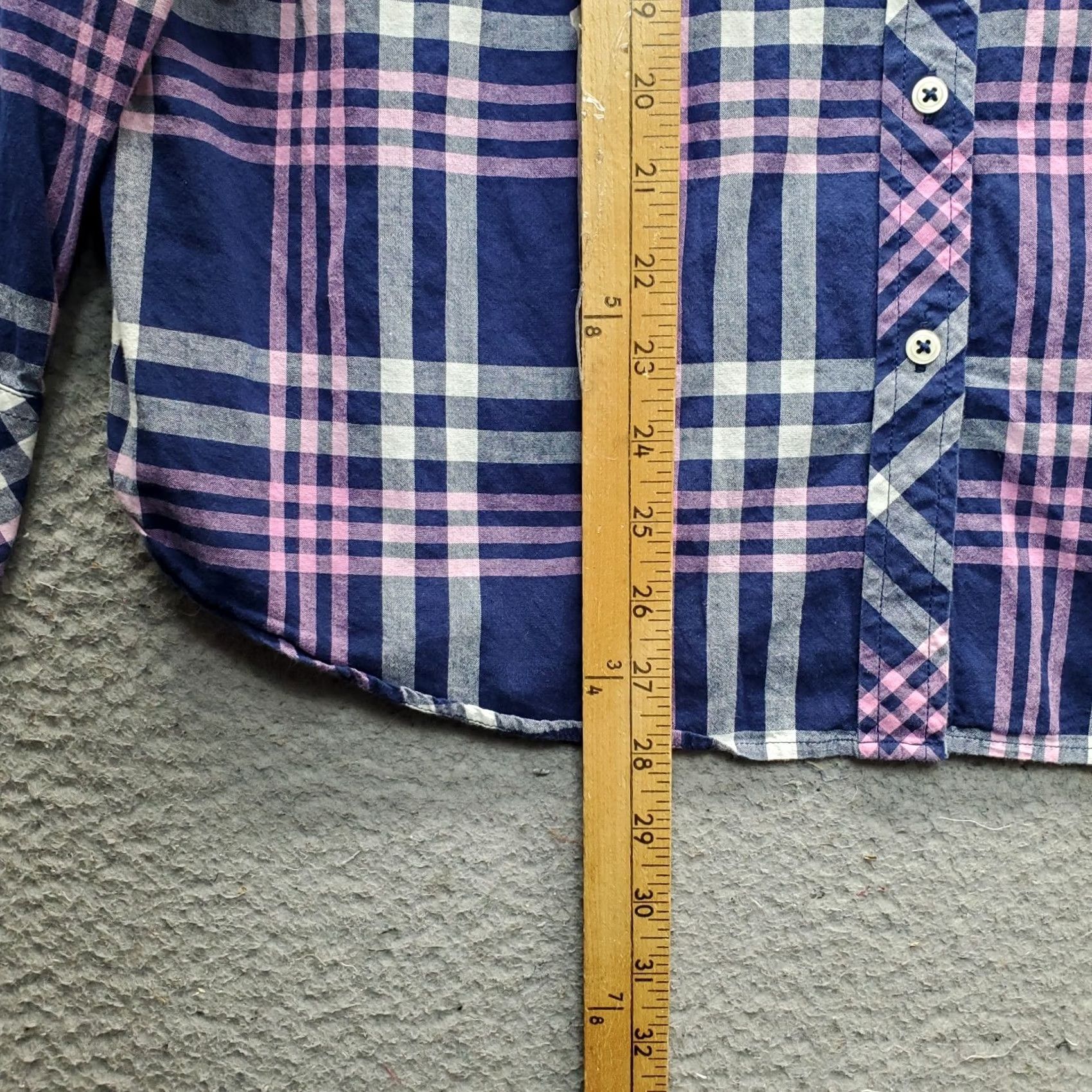 Talbots Talbots Shirt Women Size L Multicolor Plaid Long Sleeve Lightweight Collared Button Up Size L / US 10 / IT 46 - 3 Thumbnail