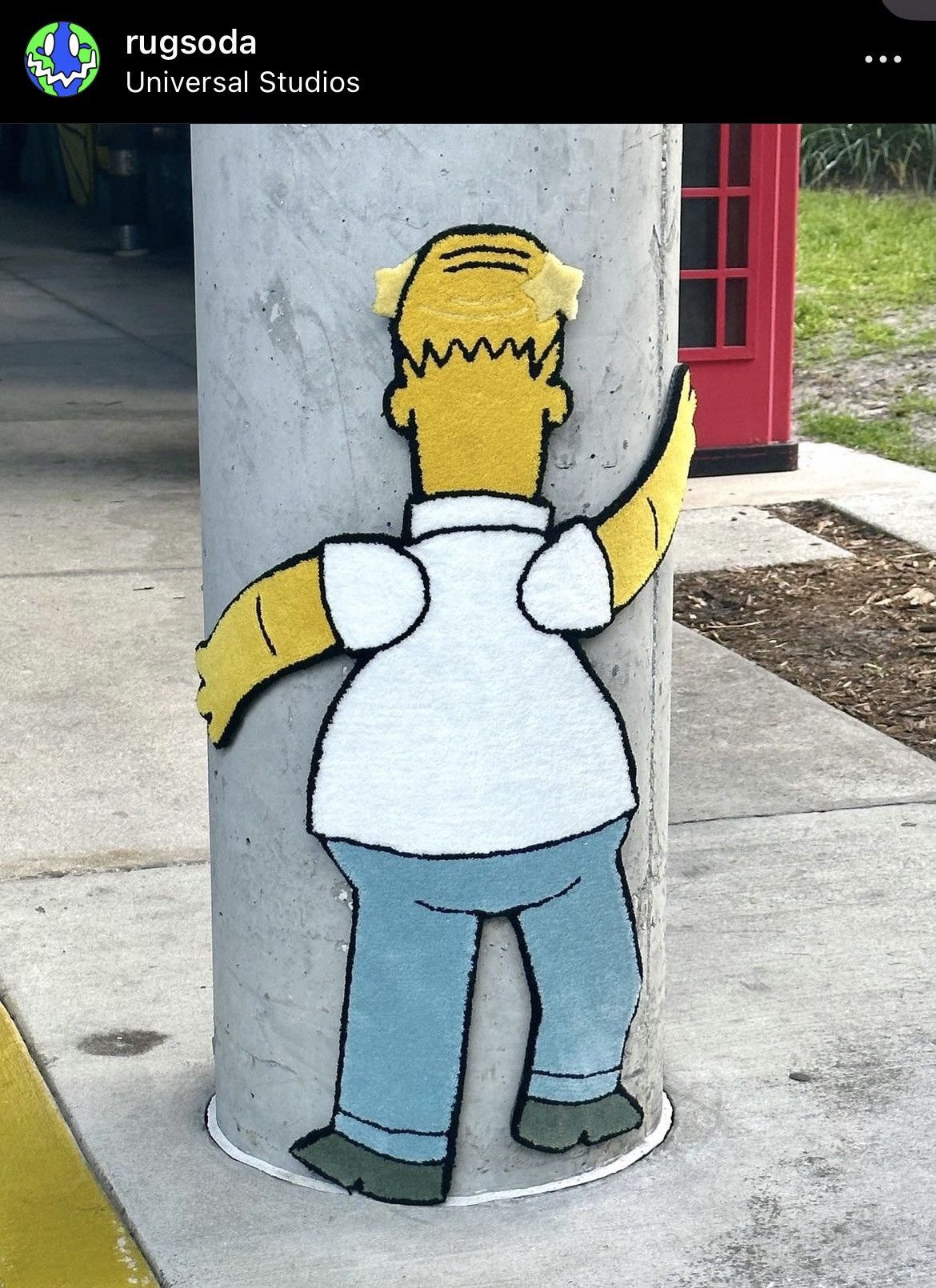 Other RUGSODA HOMER SIMPSON RUG Size ONE SIZE - 6 Thumbnail