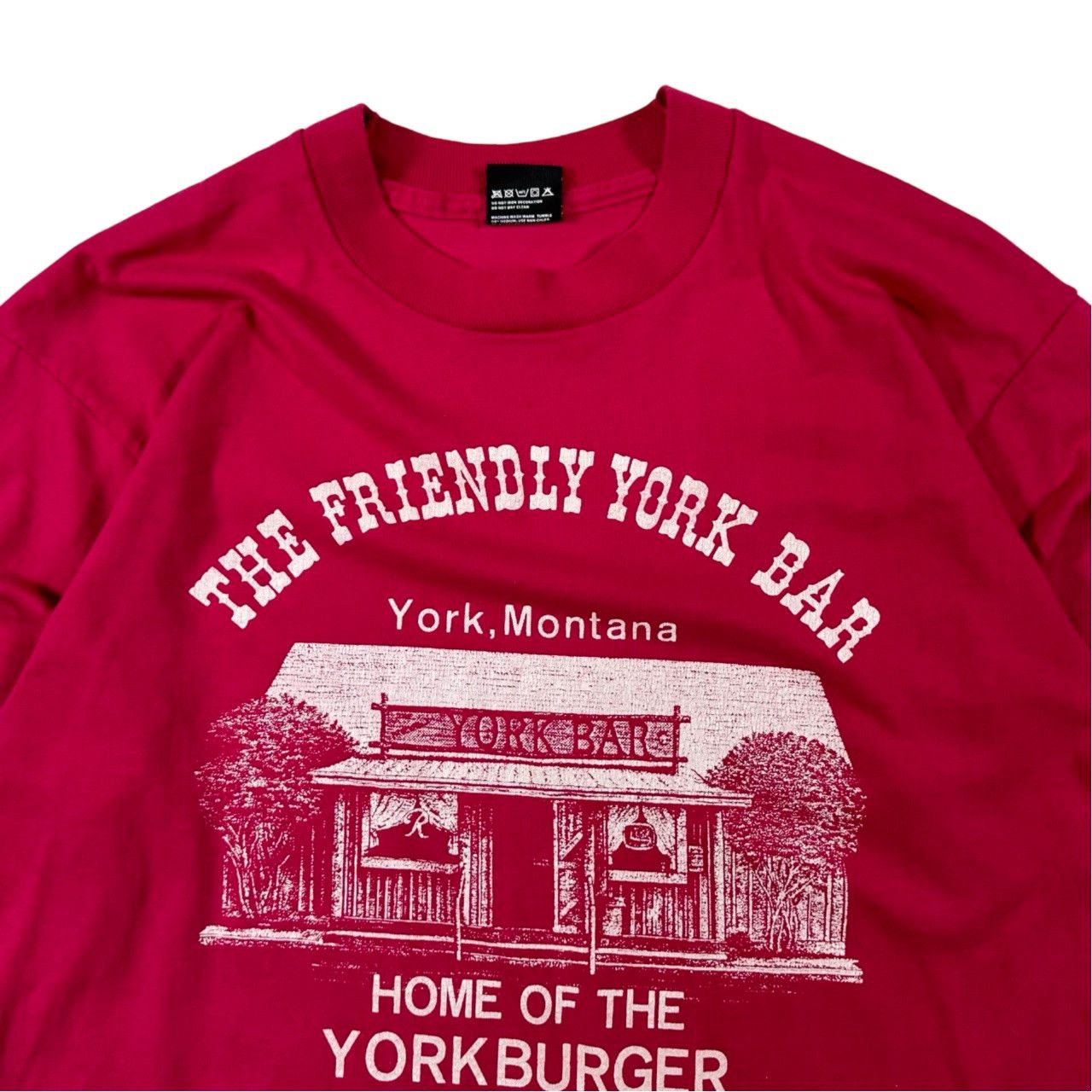 Vintage Vintage 90s Single Stitch The Friendly York Bar Graphic Size US L / EU 52-54 / 3 - 2 Thumbnail