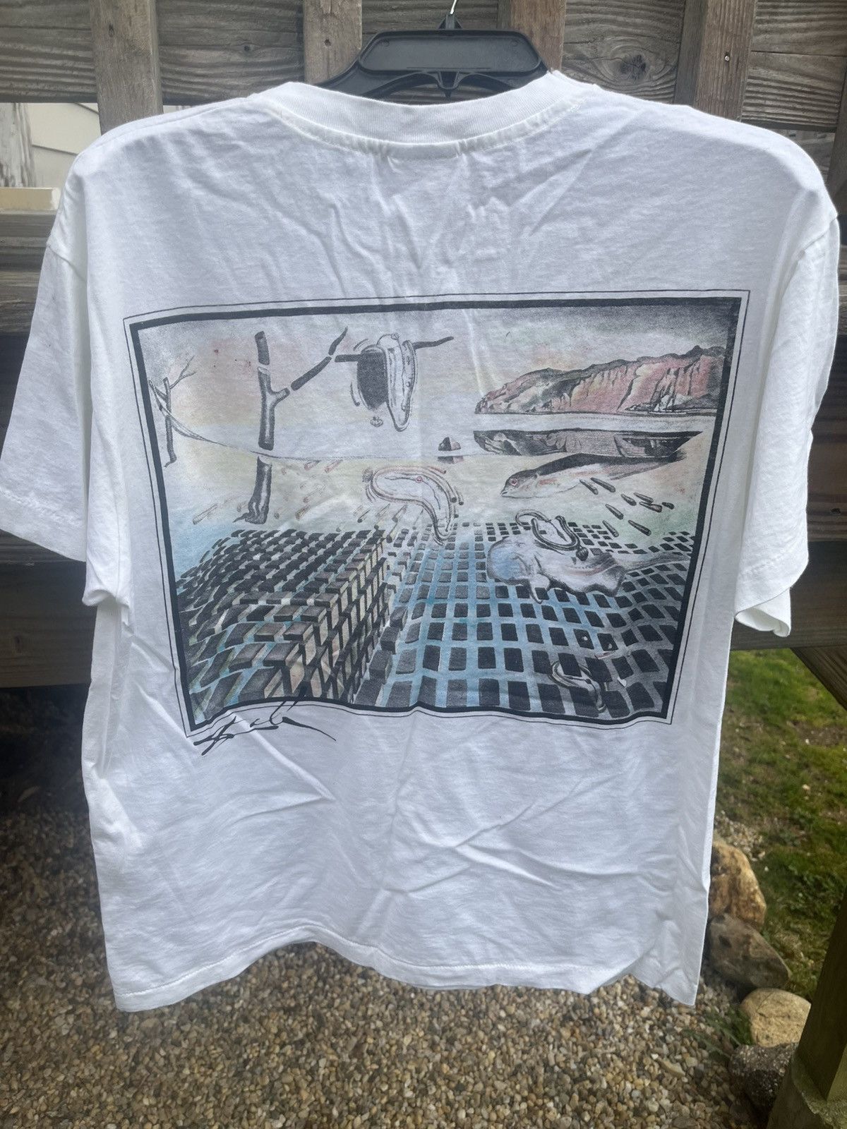 Other × Vintage Vintage 90s Euro Salvador Dali Art double sided shirt Size US L / EU 52-54 / 3 - 3 Thumbnail