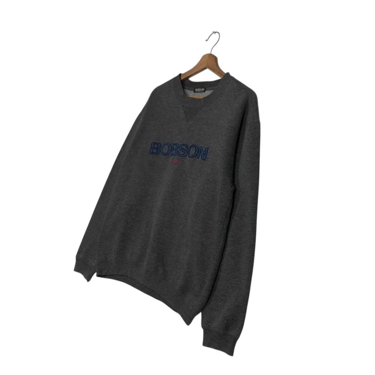 Japanese Brand 🔥VINTAGE SWEATSHIRT BOBSON 1971 BIG LOGO ISSEY MIYAKE Size US M / EU 48-50 / 2 - 4 Thumbnail
