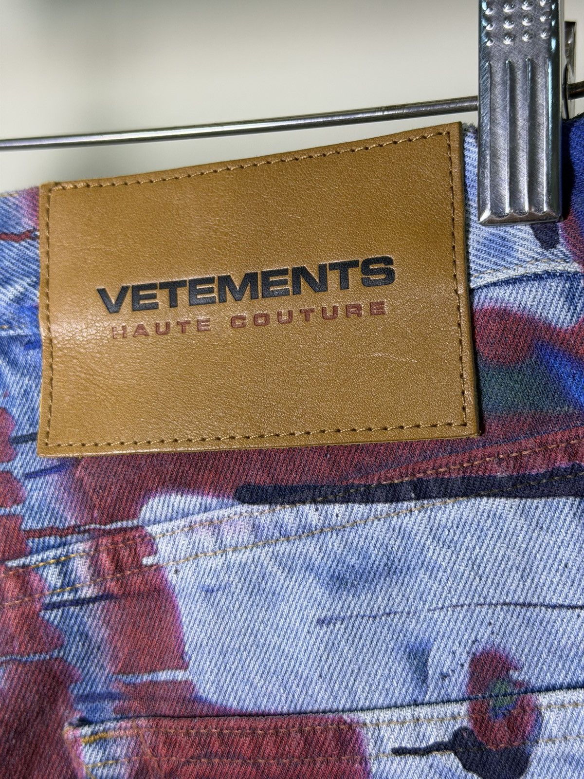 Vetements *RARE* DEMNA GVASALIA RUNWAY GRAFFITI DENIM SLIM FIT Size US 29 - 15 Thumbnail