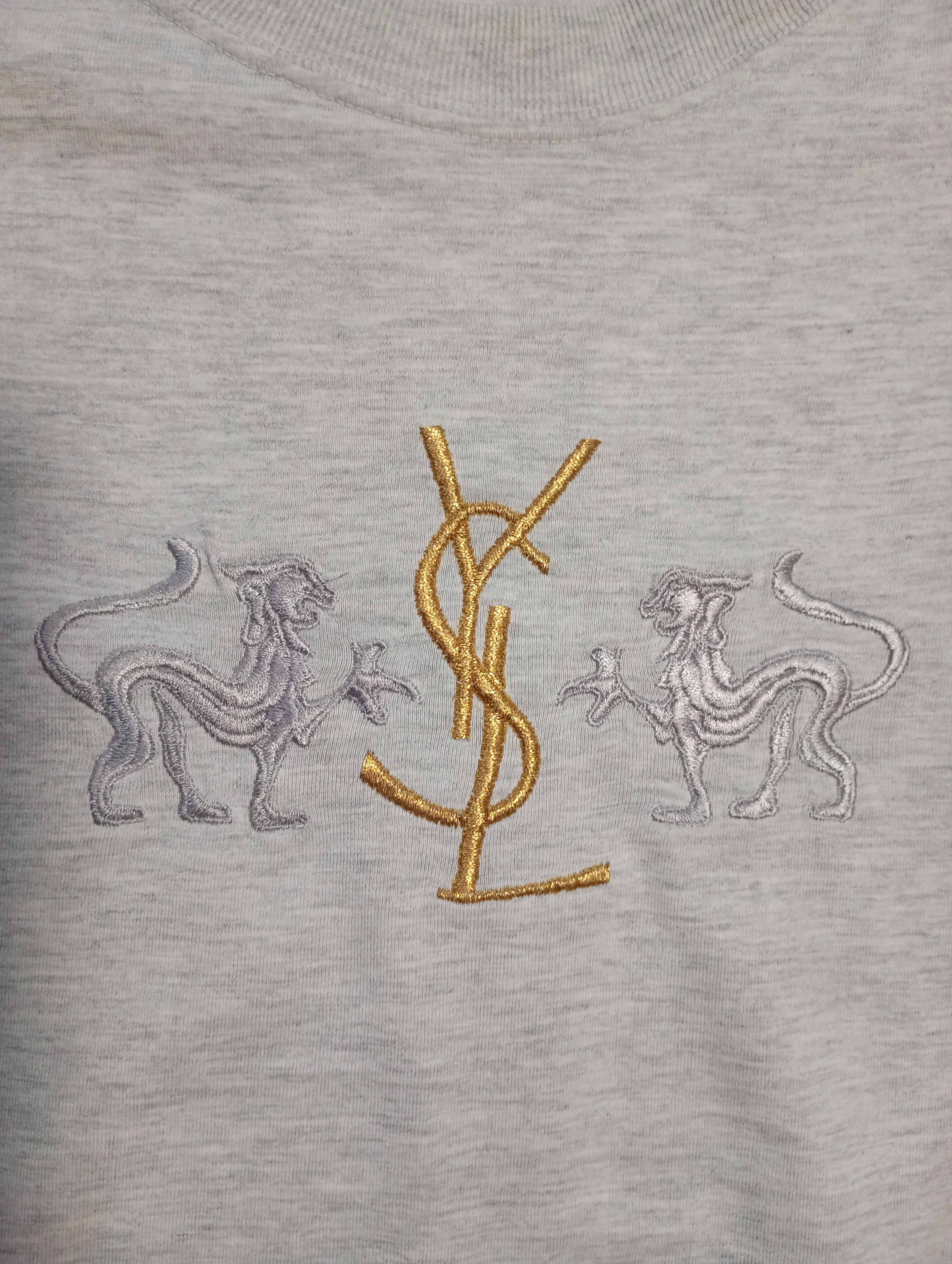Yves Saint Laurent YSL Pour Homme T-Shirt Vintage Size US M / EU 48-50 / 2 - 6 Thumbnail