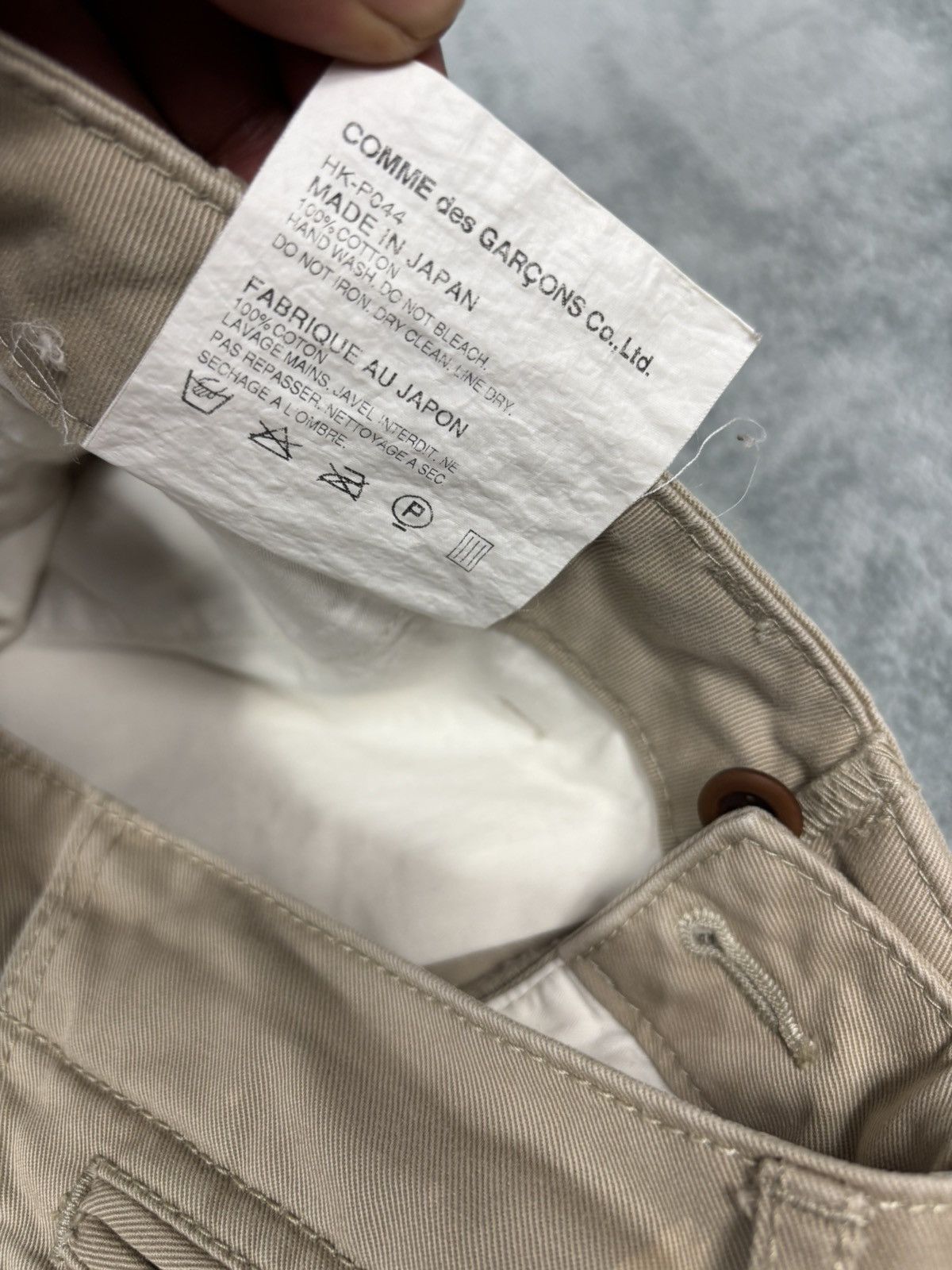 Comme des Garcons Homme Comme Des Garcons Khakis Pants. S0359 Size US 30 / EU 46 - 8 Thumbnail