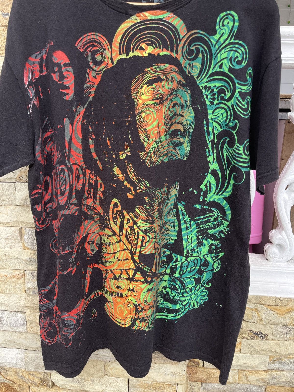 Last Drop🔥Rare🔥Vintage BOB MARLEY Rasta Rap Tees Tee