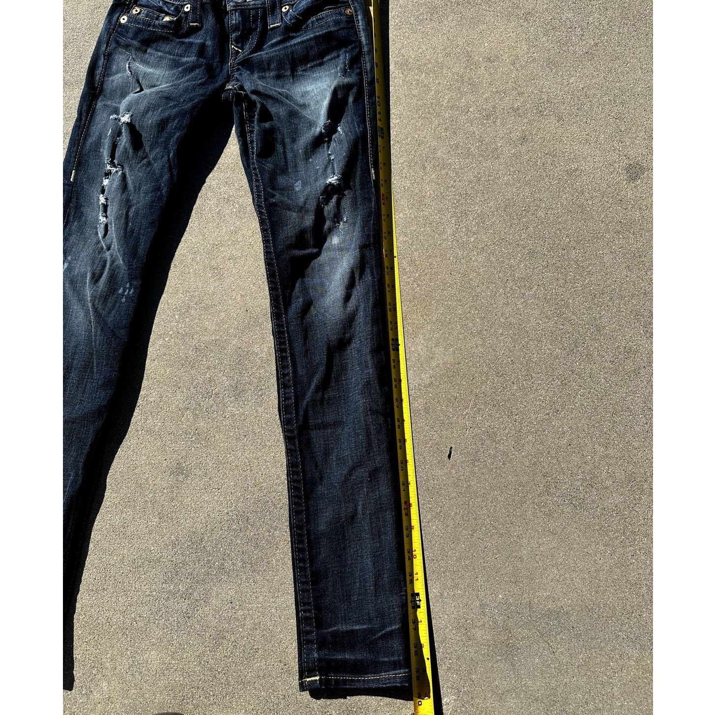 True Religion True Religion Women’s Jeans World Tour Low Distressed Size 26" / US 2 / IT 38 - 10 Thumbnail