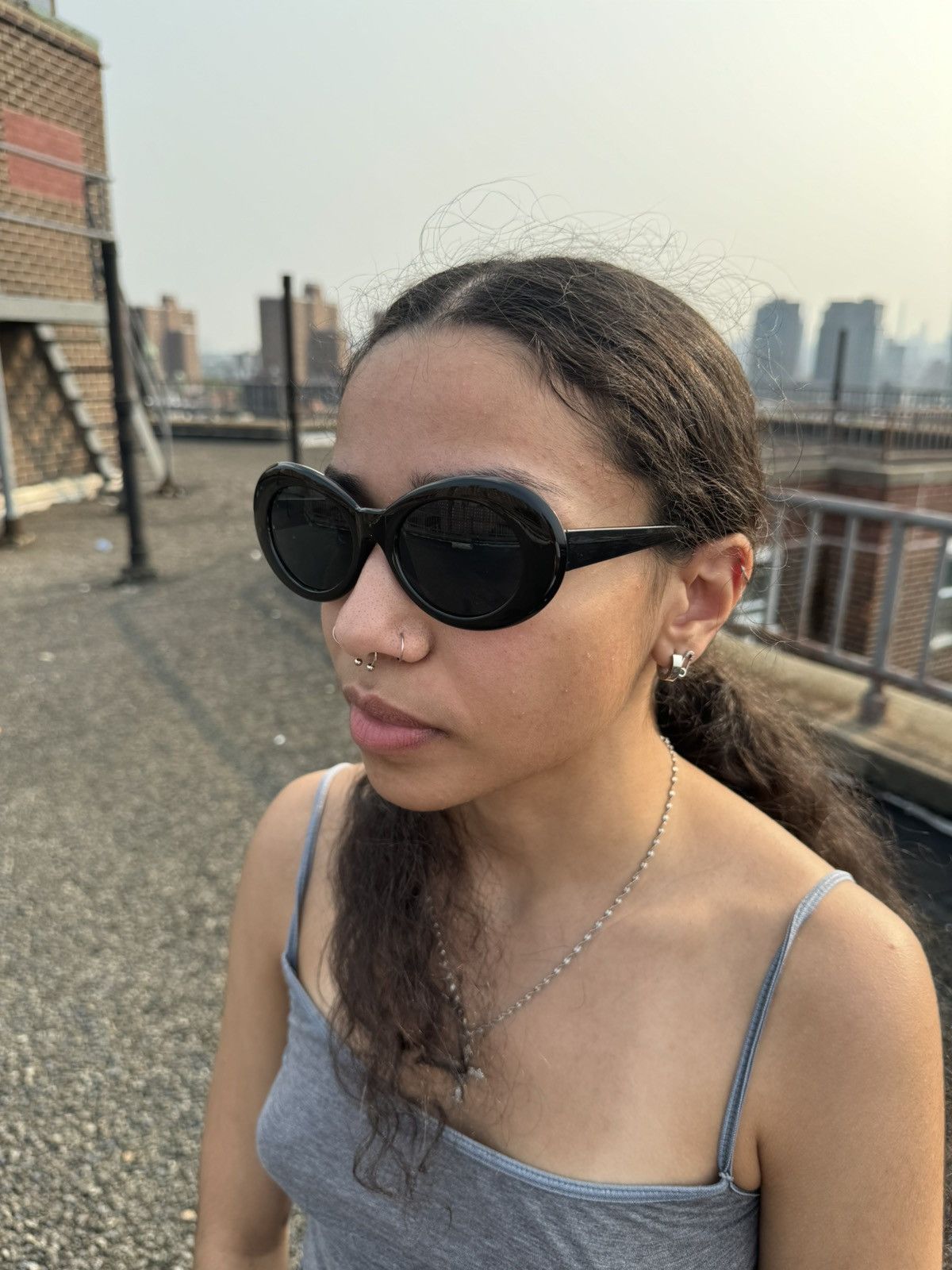 Vintage Clout Goggles Kurt Cobain Sunglasses black Size ONE SIZE - 3 Thumbnail