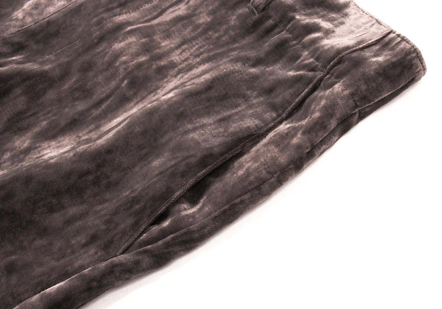 Yohji Yamamoto Yohji Yamamoto Crush Velvet Tapered Pants Size US 30 / EU 46 - 7 Thumbnail