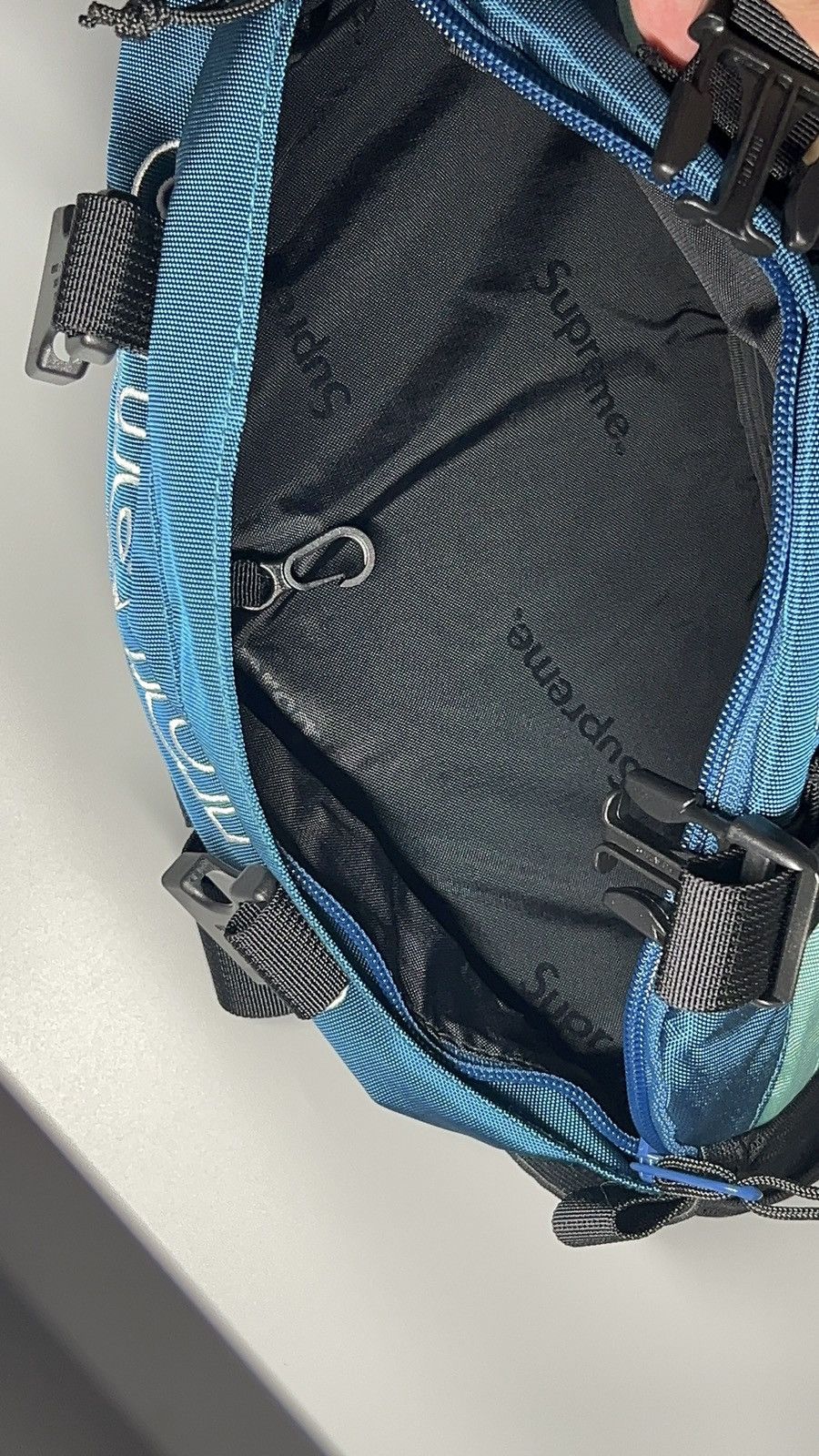 Supreme Supreme Waist Bag (FW19) - Dark Teal Size ONE SIZE - 5 Thumbnail