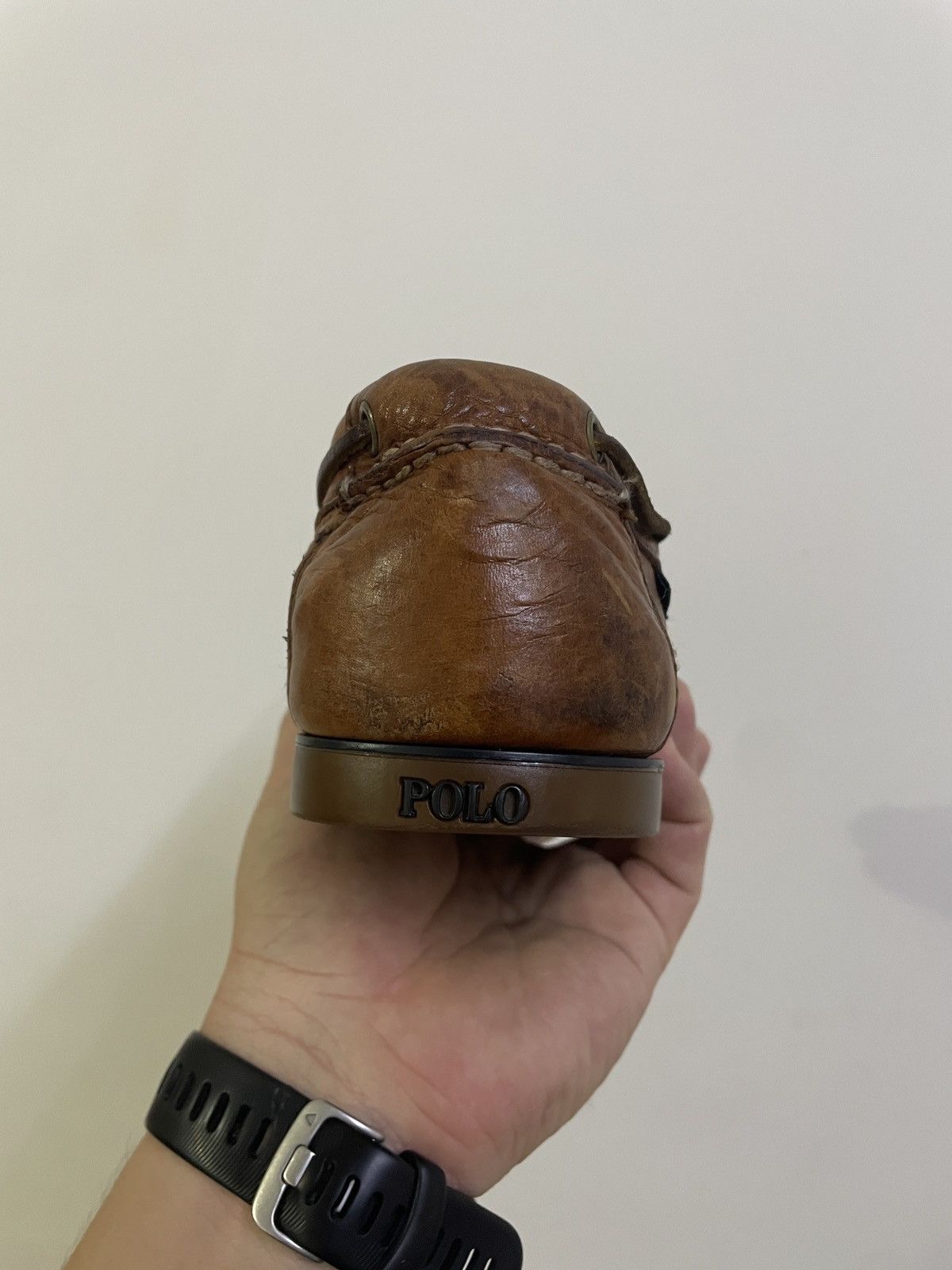 Polo Ralph Lauren VINTAGE POLO RALPH LAUREN LEATHER BOAT SHOES Size US 9 / EU 42 - 4 Thumbnail
