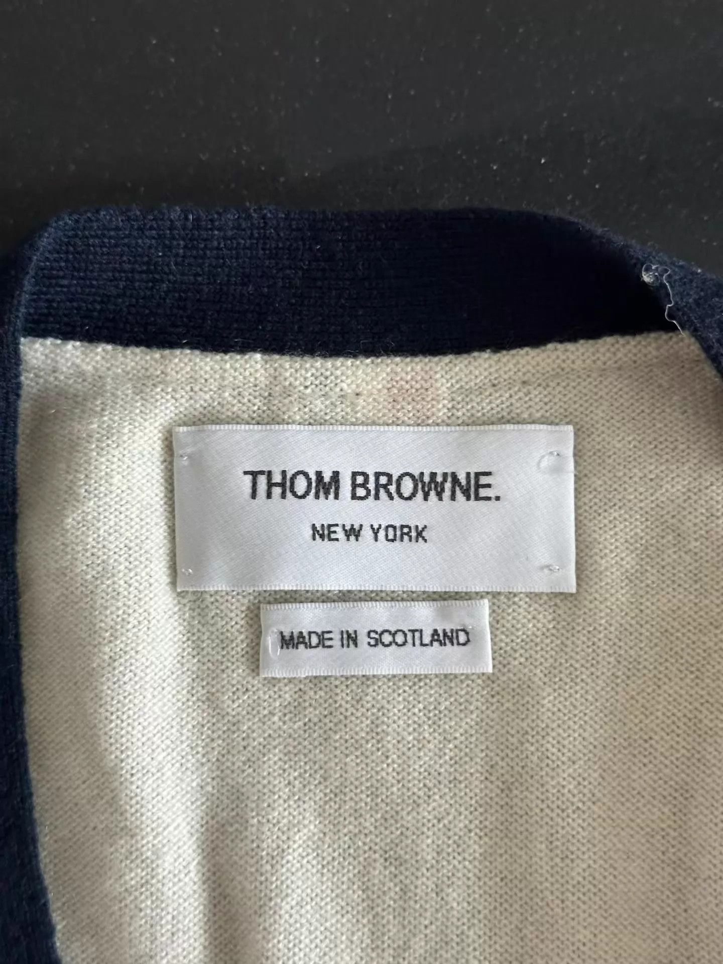 Thom Browne Thom Browne color blocked cashmere cardigan 40 Size S / US 4 / IT 40 - 3 Thumbnail