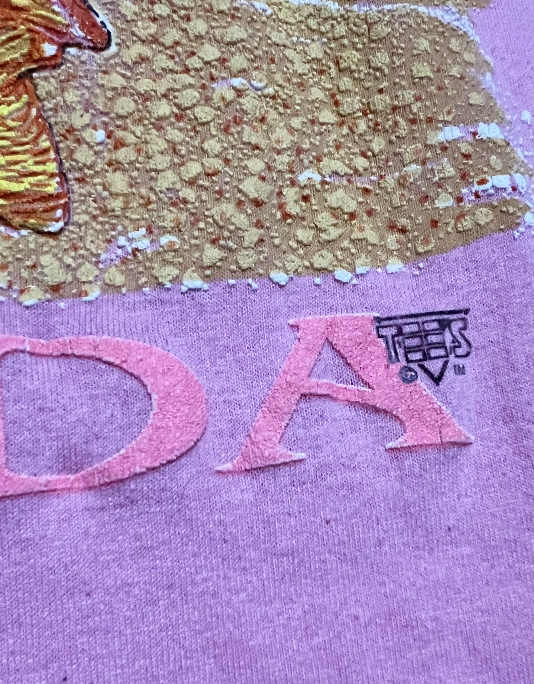 Other Florida Single Stitch 1980s Vintage Raised Print T-Shirt Size US XL / EU 56 / 4 - 3 Thumbnail