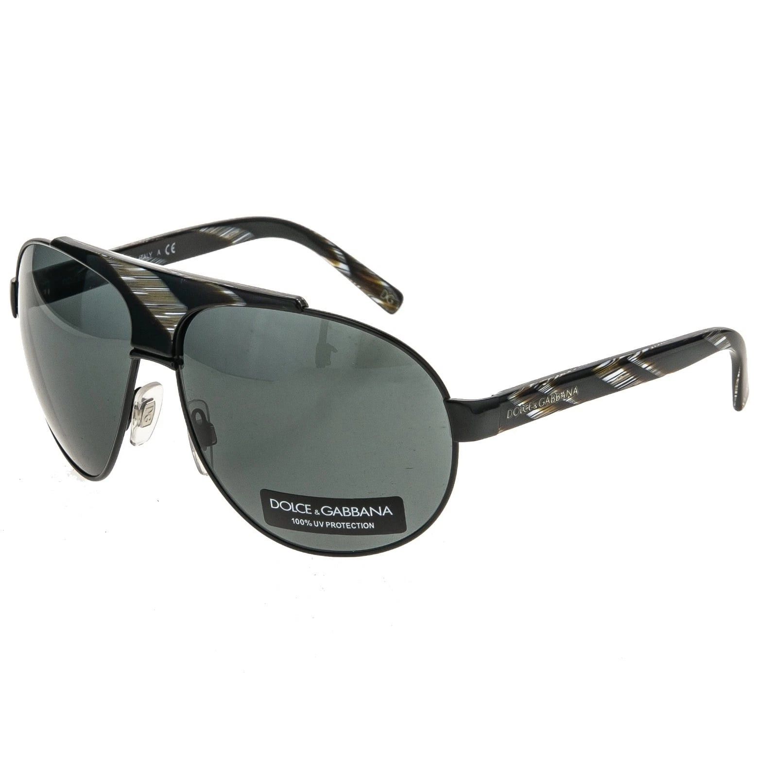Dolce & Gabbana DOLCE & GABBANA DG2056 Black Horn Aviator Sunglasses 2056 Size ONE SIZE - 6 Thumbnail