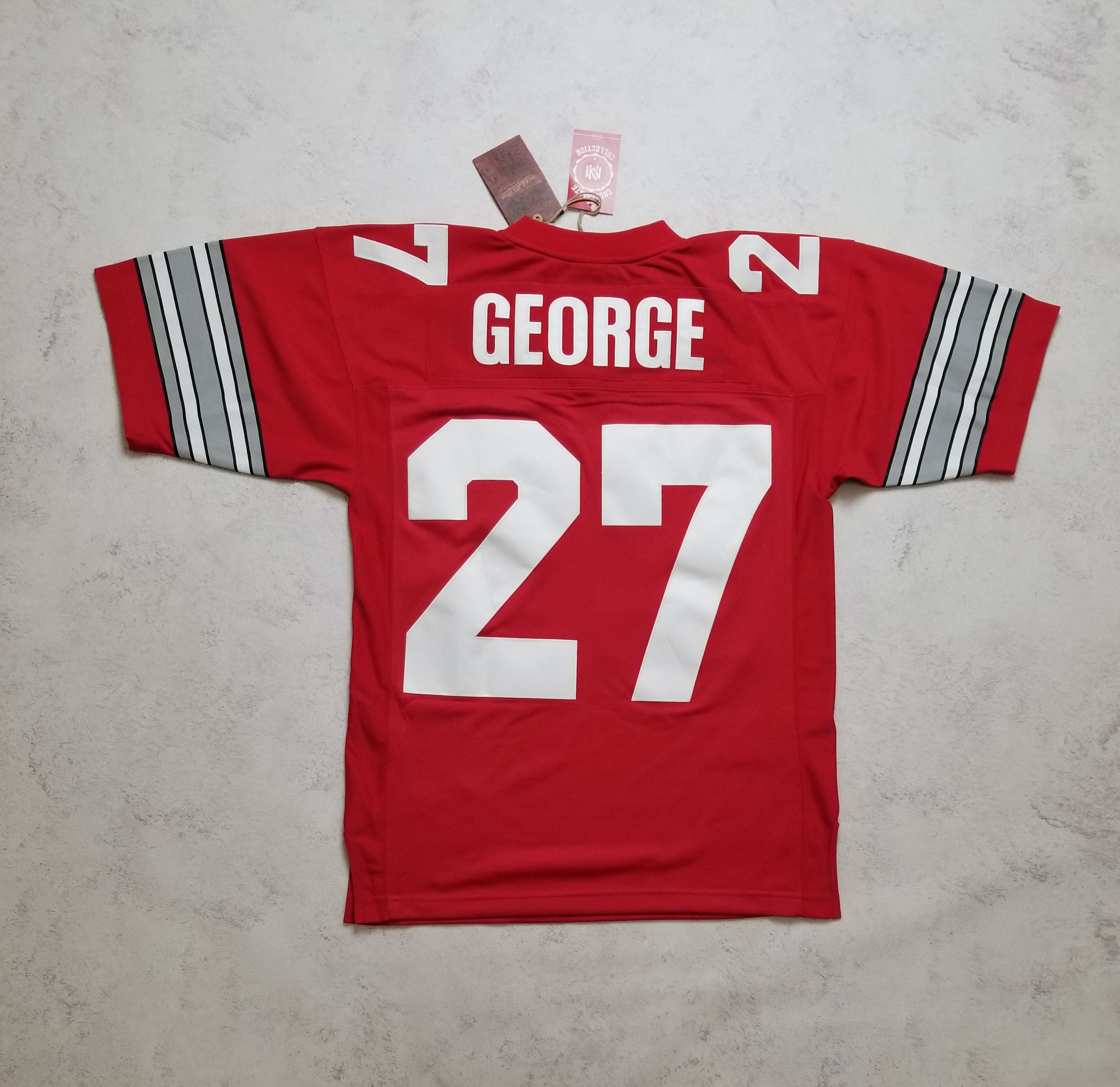 Mitchell & Ness NCAA FOOTBALL JERSEY OHIO STATE BUCKEYES 1995 EDDIE GEORGE Size US M / EU 48-50 / 2 - 4 Thumbnail