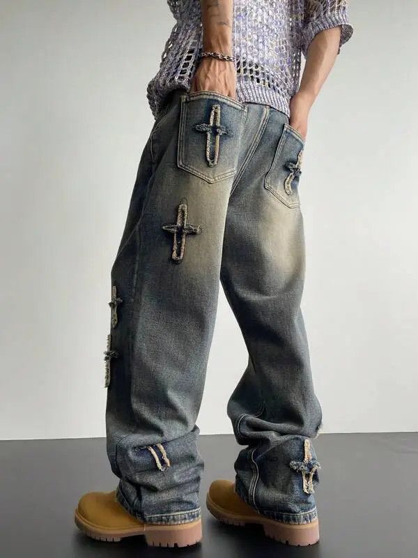 Jean Hayama x Itou VIntage Retro Y2k Distressed Jeans Pants Size US 32 / EU 48 - 2 Thumbnail