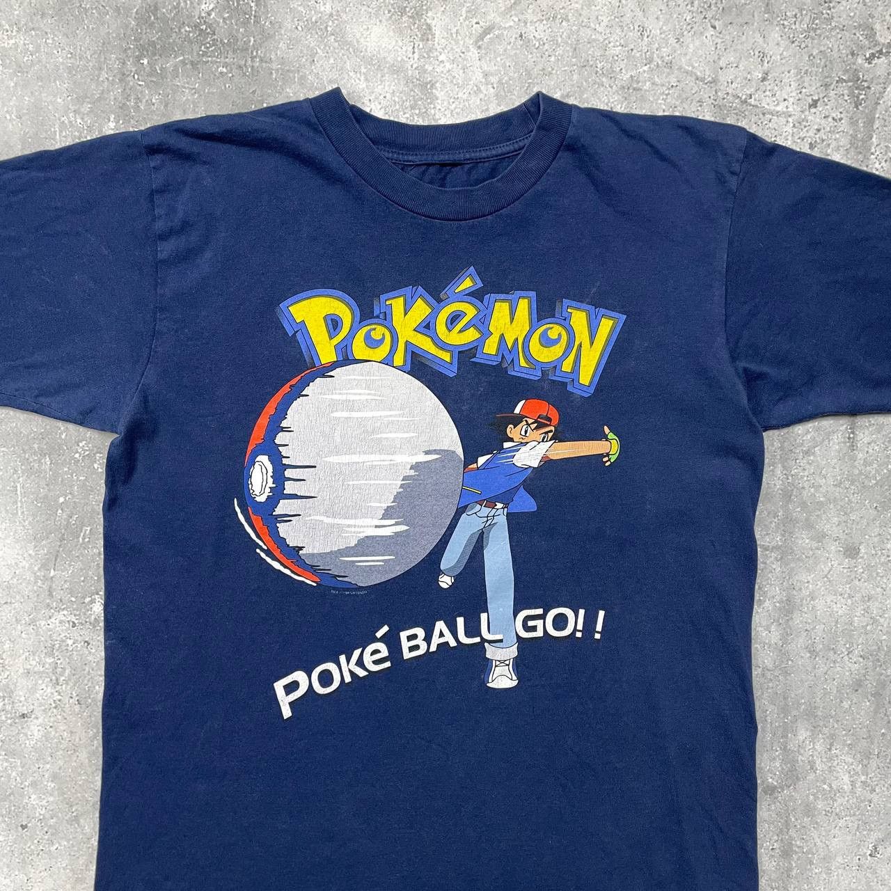 Cartoon Network × Pokemon × Vintage Vintage 1999 Pokemon Pole Ball Go T Shirt Blue Size Youth XL Size US XS / EU 42 / 0 - 2 Thumbnail