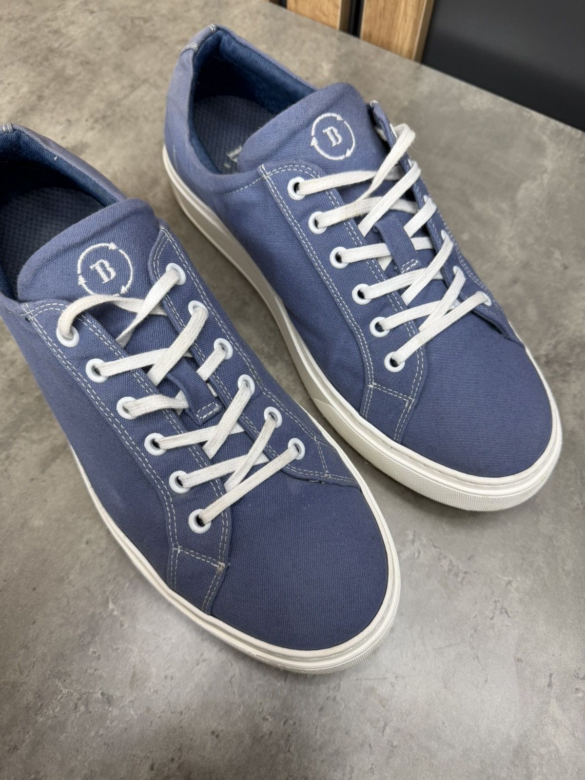 Boggi Boggi Milano Blue Sneaker’s Men’s Size 44 Size US 10.5 / EU 43-44 - 4 Thumbnail