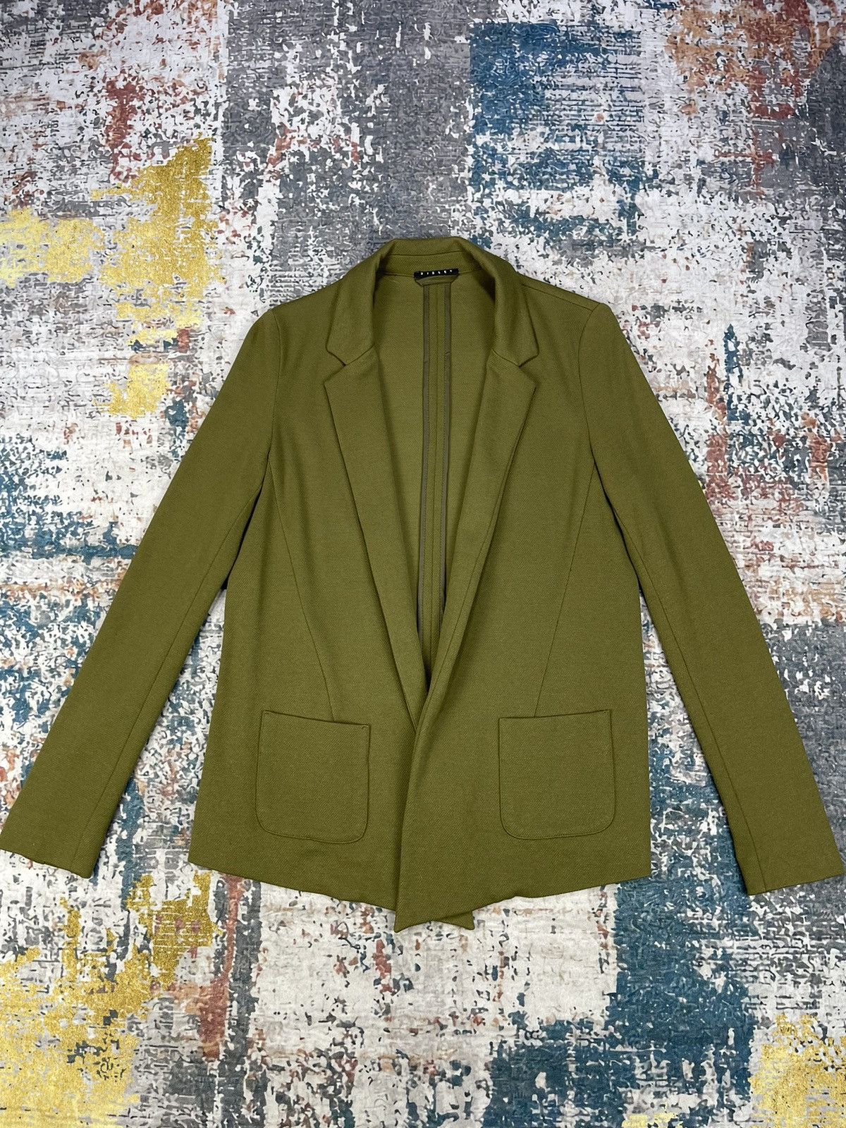 Sisley Kansai Yamamoto Sisley Open Front Light Blazer Size XS / US 0-2 / IT 36-38 - 1 Thumbnail