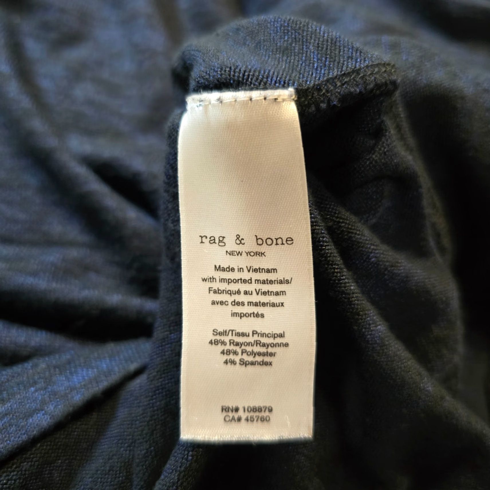 Rag & Bone Rag & Bone Sweater Womens Large Blue Sweatshirt Knit Long Sleeve Capsule Casual Shirt? Size L / US 10 / IT 46 - 7 Thumbnail