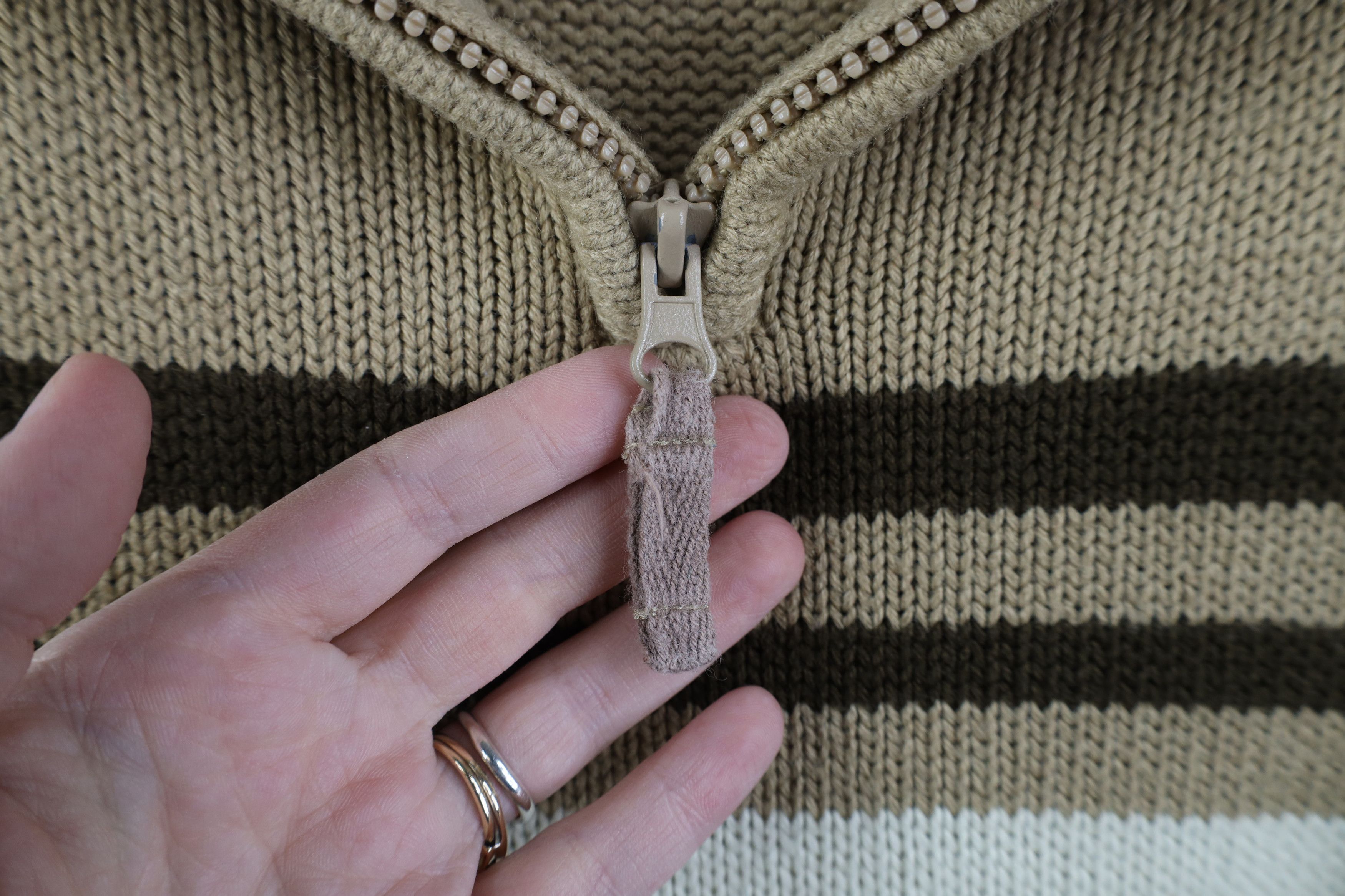 Vintage Vintage 90s Y2K Streetwear Knit Half Zip Pullover Sweater Size US M / EU 48-50 / 2 - 4 Thumbnail