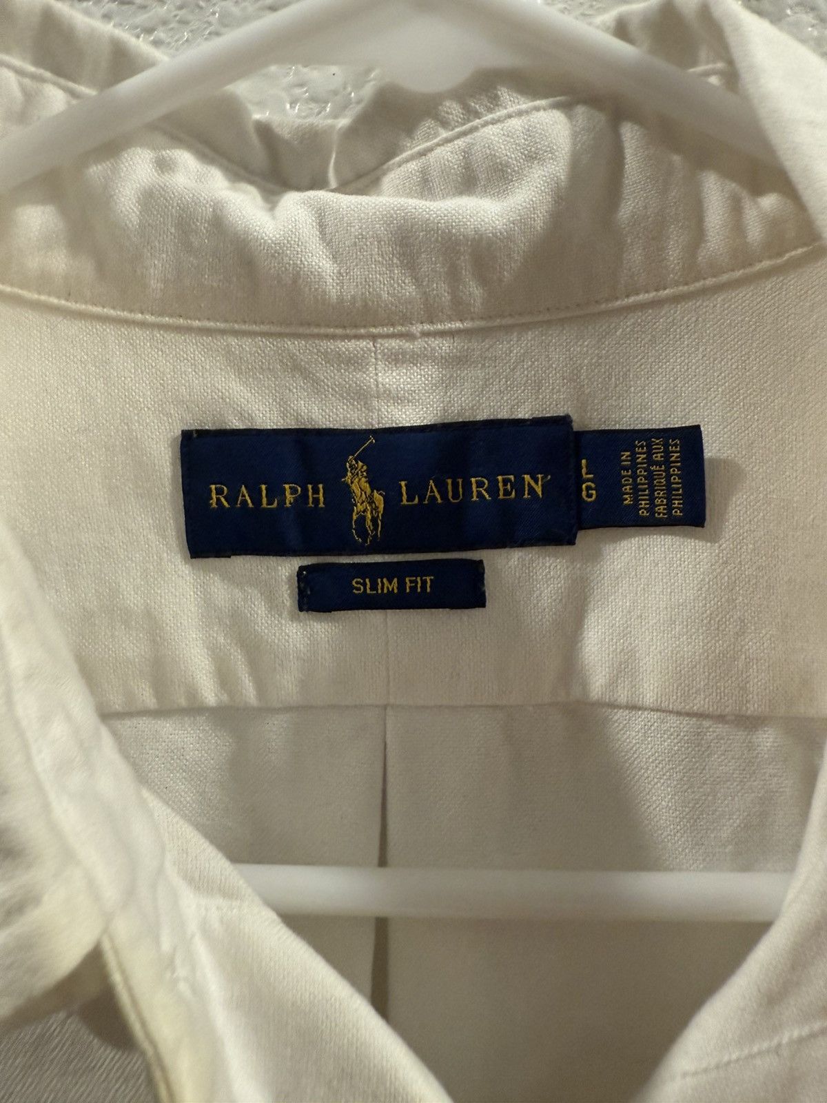 Polo Ralph Lauren Polo Ralph Lauren White Button Up Size US L / EU 52-54 / 3 - 2 Thumbnail