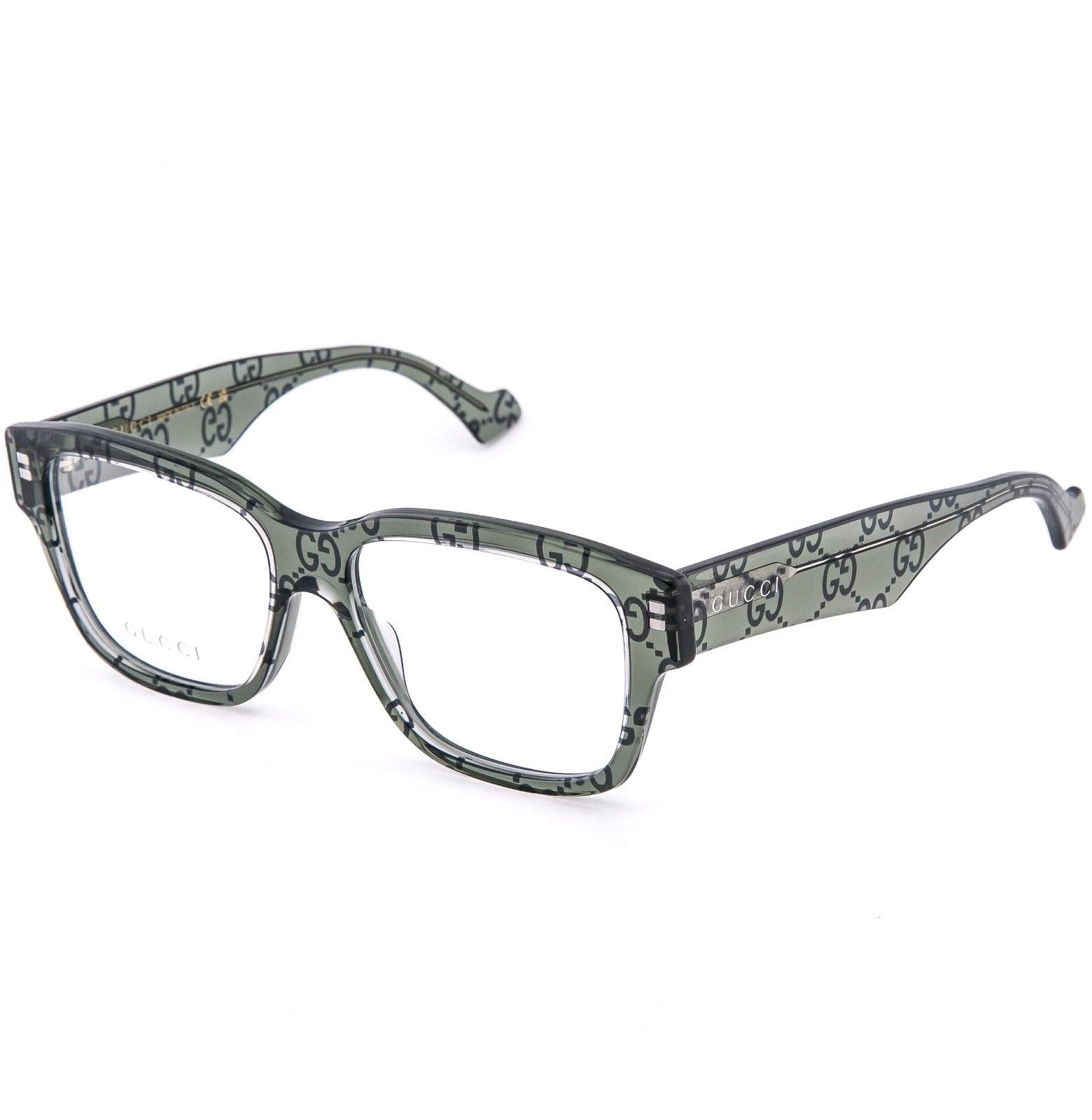Gucci GUCCI GG1428O 1428 Monogram Print Unisex Eyeglasses 011 Size ONE SIZE - 4 Thumbnail