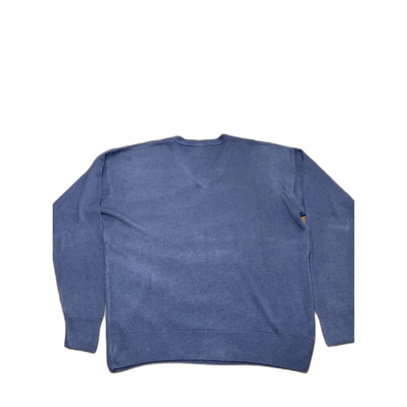 Ralph Lauren VINTAGE Ralph Lauren Polo Crest Golf Cashmere V-neck Sweater Blue XL Mens Size US XL / EU 56 / 4 - 5 Thumbnail