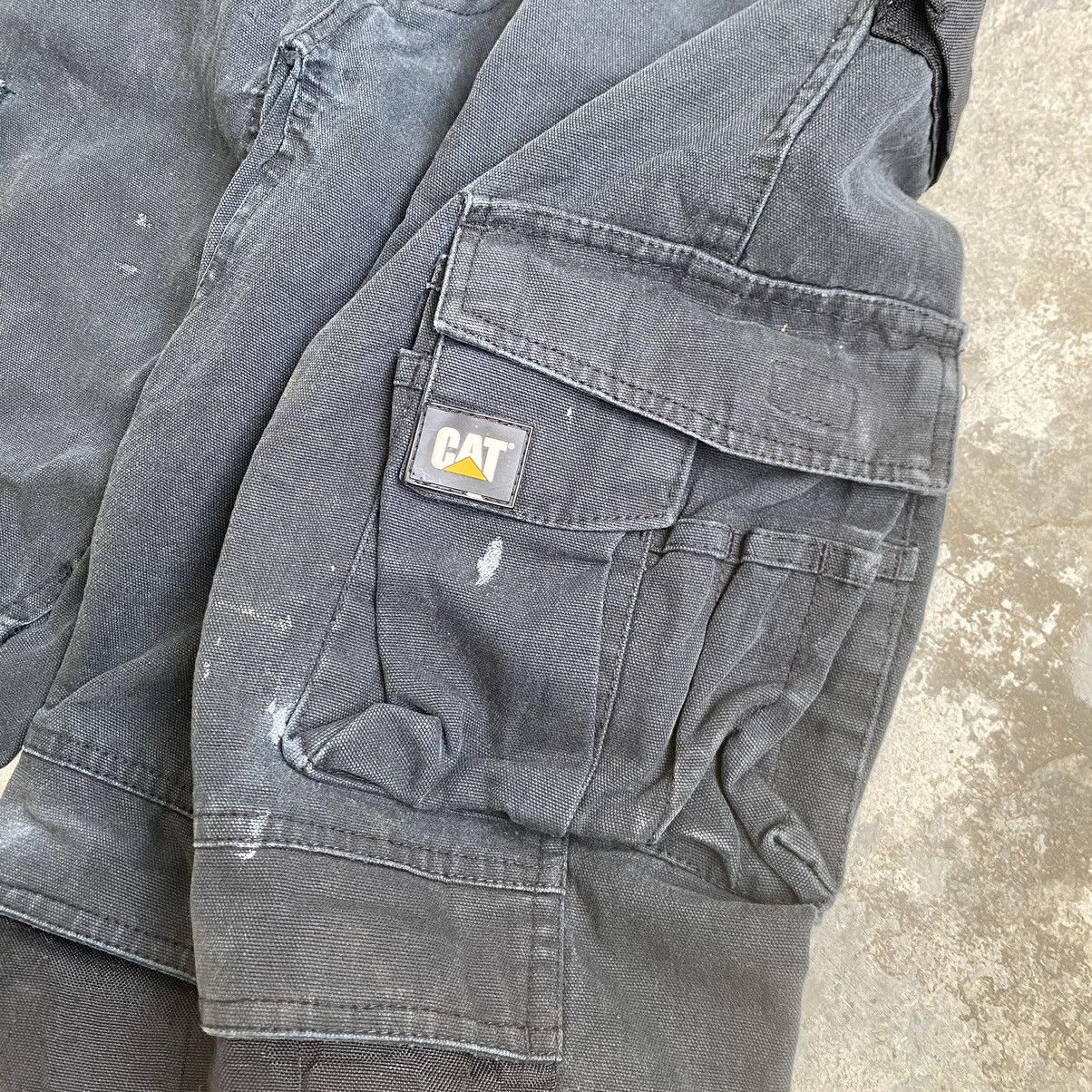 Thrashed Faded Vintage Caterpillar USA Workwear Cargo Pants