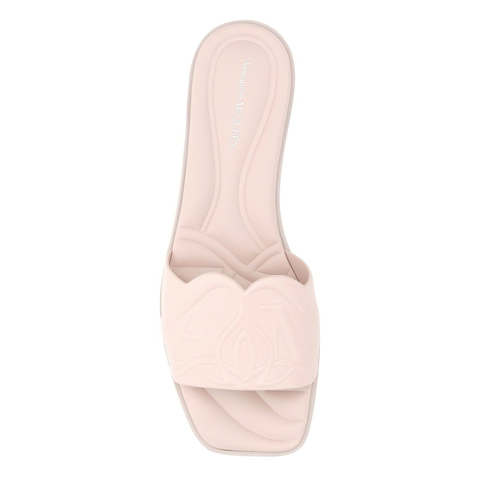 Alexander McQueen ALEXANDER MCQUEEN Pink Leather Slippers New & Authentic (Wom Size US 8 / IT 38 - 4 Thumbnail