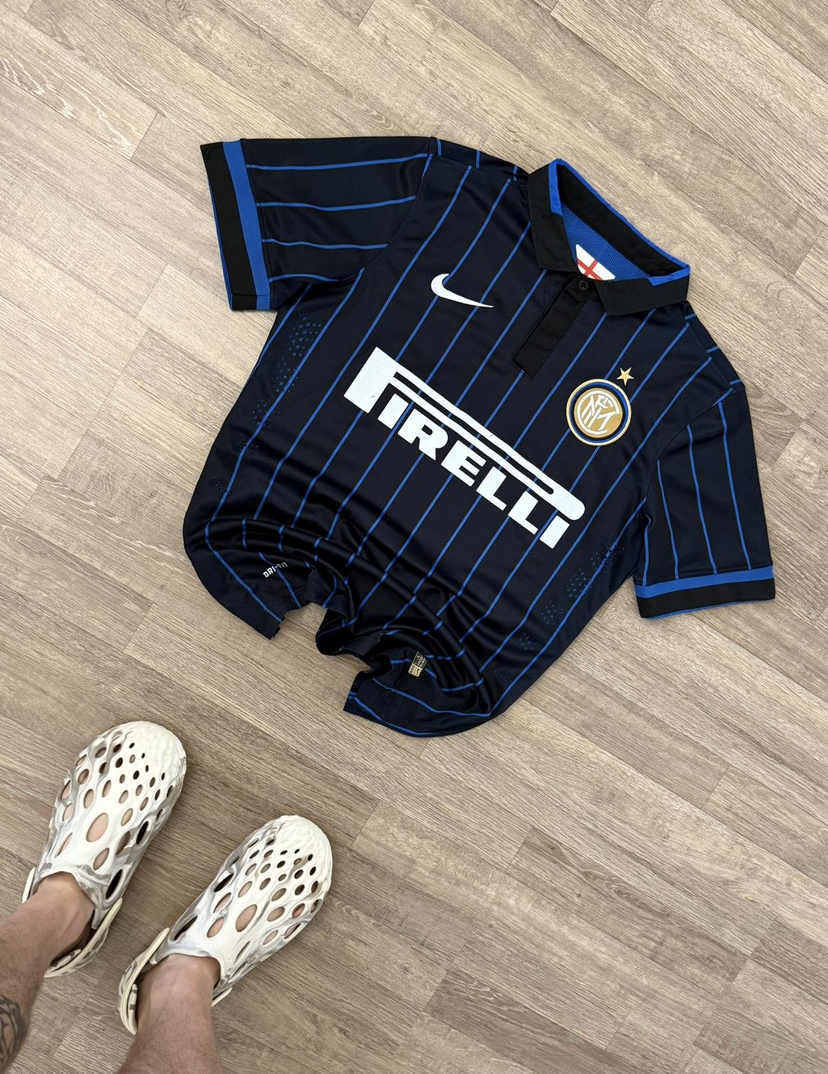 Vintage Inter Milan 2014 Soccer Y2K Bolecore Football Drill Jersey Size US M / EU 48-50 / 2 - 3 Thumbnail