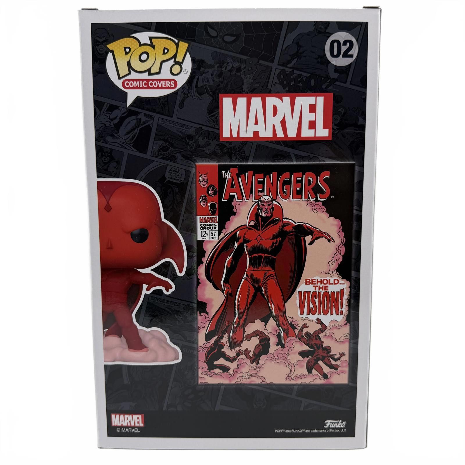 Other Funko Pop! Comic Book Cover with Case Marvel - Vision Size ONE SIZE - 2 Thumbnail