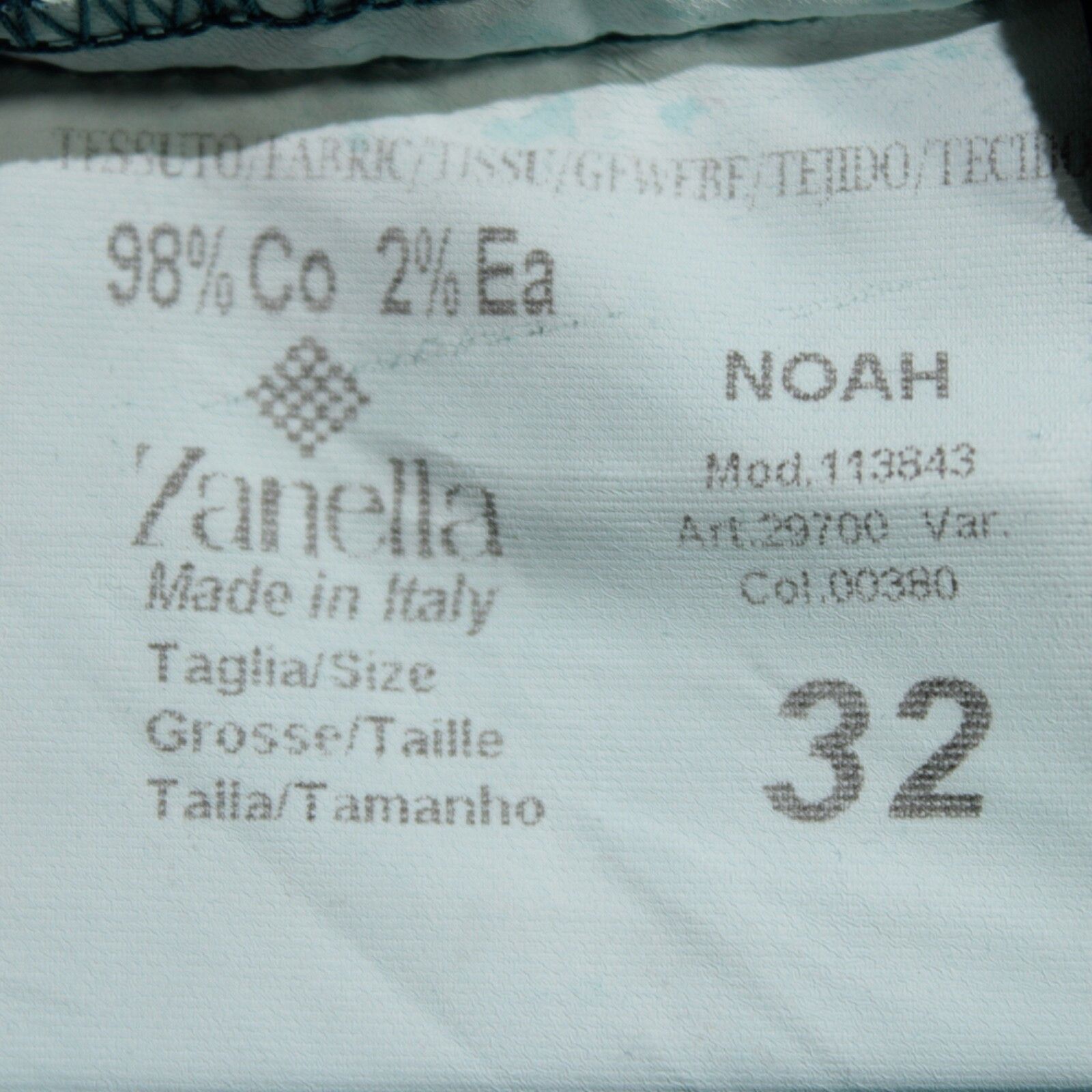 Zanella Zanella New with tags Chino Size 32 US In Blue Size US 32 / EU 48 - 5 Thumbnail