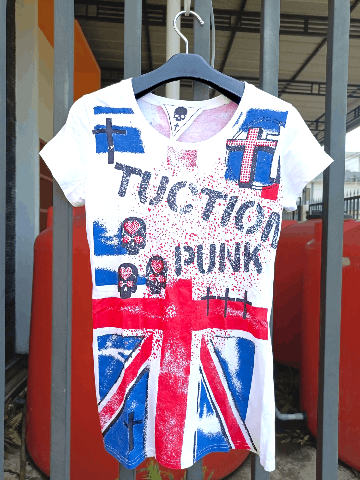 Japanese Brand Tuction Punk Short Sleevess Tsirth Size US M / EU 48-50 / 2 - 8 Thumbnail