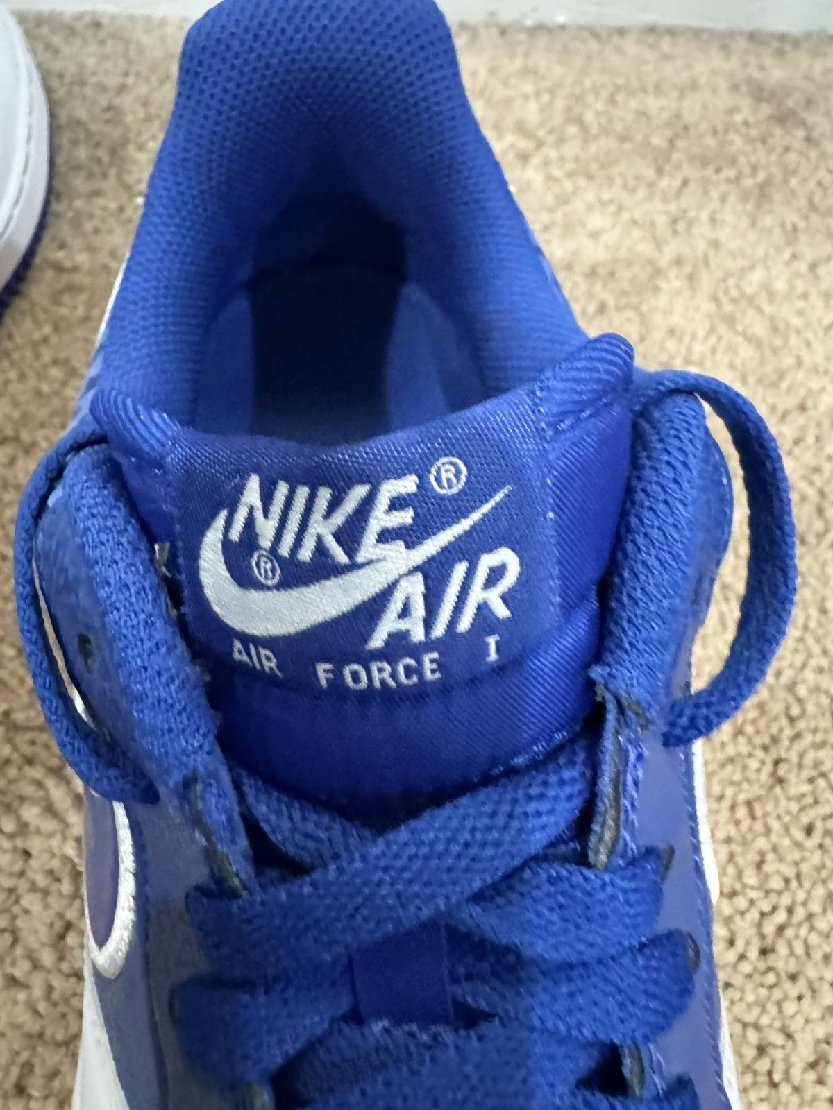 Nike Nike Air Force 1 Hyper Blue Elephant 2013 Size US 9.5 / EU 42-43 - 5 Thumbnail