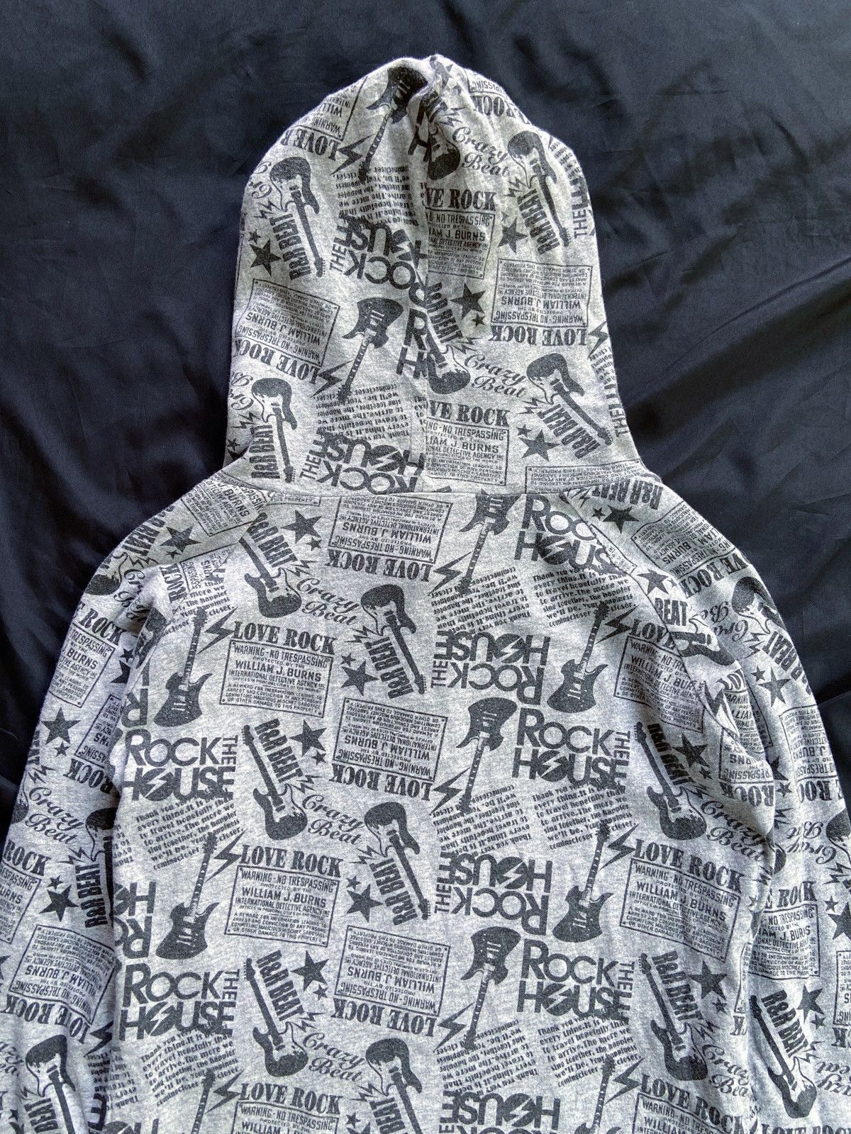 Isamu Katayama Backlash JAPANESE LOVE ROCK REVERSIBLE ZIP HOODIE Size US S / EU 44-46 / 1 - 23 Thumbnail