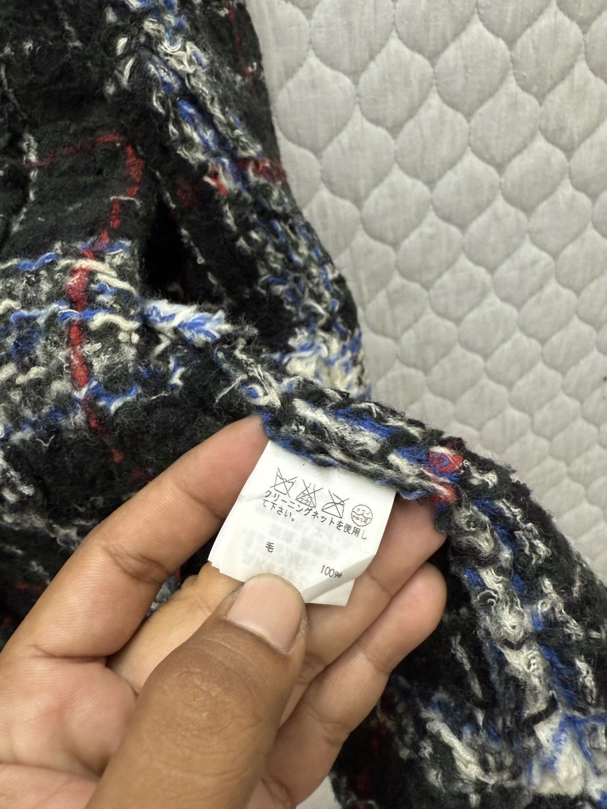 Issey Miyake 🔥🔥🔥ARCHIVE ISSEY MIYAKE SUNAO KUWAHARA TWEED KNIT JACKET Size S / US 4 / IT 40 - 14 Thumbnail