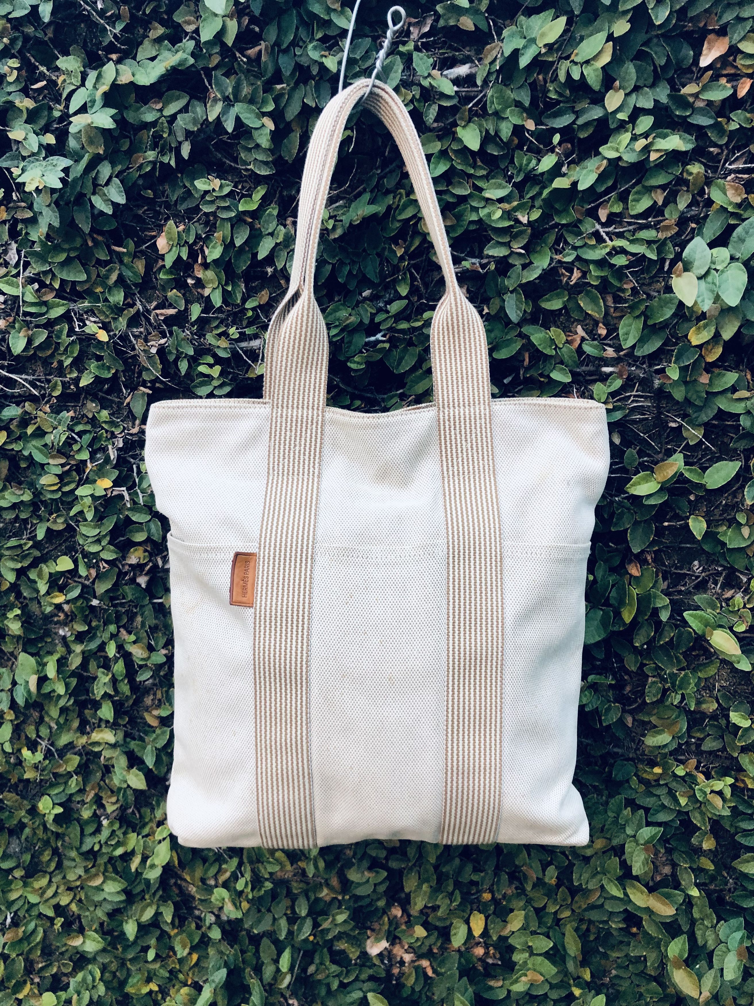 Other Vintage Canvas Style Workwear Fashion Tote bAg Size ONE SIZE - 4 Thumbnail