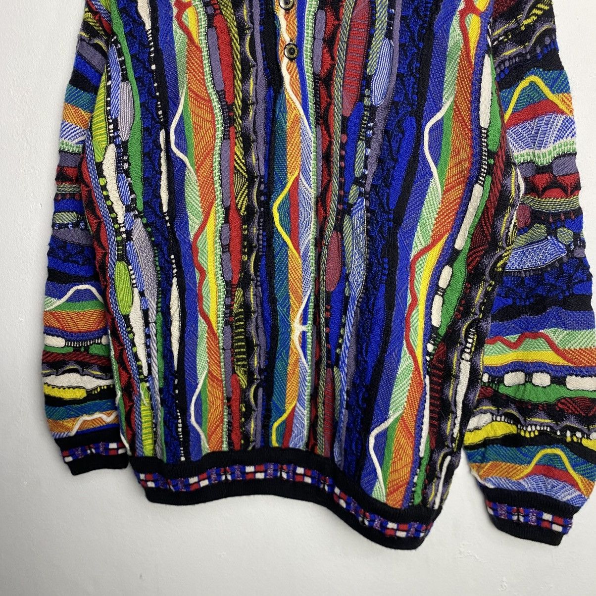 Coogi Meeroo Coogi Style Vintage 3D Cable Knit Size US M / EU 48-50 / 2 - 3 Thumbnail