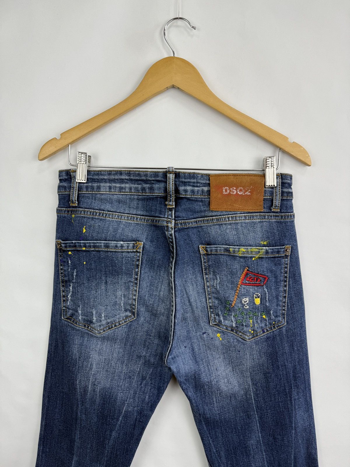 Dsquared2 🇮🇹 Dsquared2 Jeans Made In Italy Rare Retro Hype Y2K Size US 30 / EU 46 - 12 Thumbnail