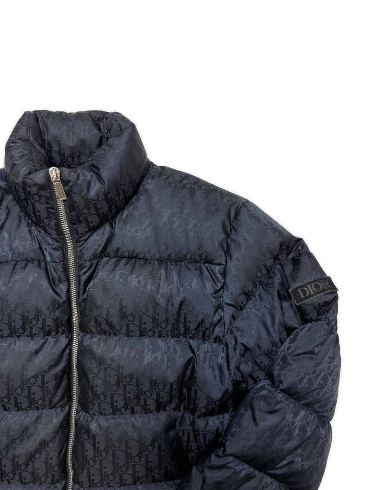 Dior Dior Oblique Navy Down Puffer Jacket Size US XL / EU 56 / 4 - 2 Thumbnail