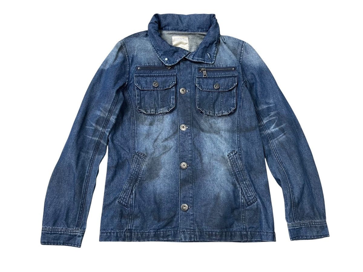 Japanese Brand Vintage Growth By Grail Denim Jacket Civarize Size US M / EU 48-50 / 2 - 11 Thumbnail