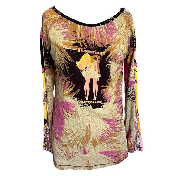 Custo Barcelona Custo Barcelona Floral Sequin Long Sleeve Top - M Size M / US 6-8 / IT 42-44 - 3 Thumbnail
