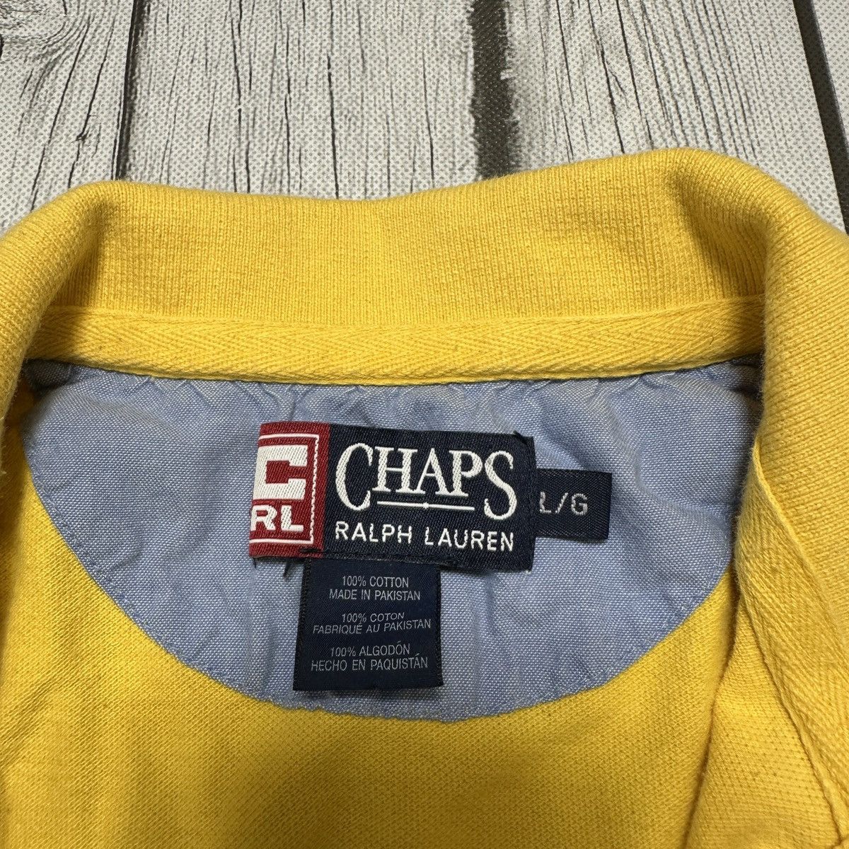 Chaps Ralph Lauren × Vintage Vintage Chaps Ralph Lauren polo shirt Size US L / EU 52-54 / 3 - 4 Thumbnail